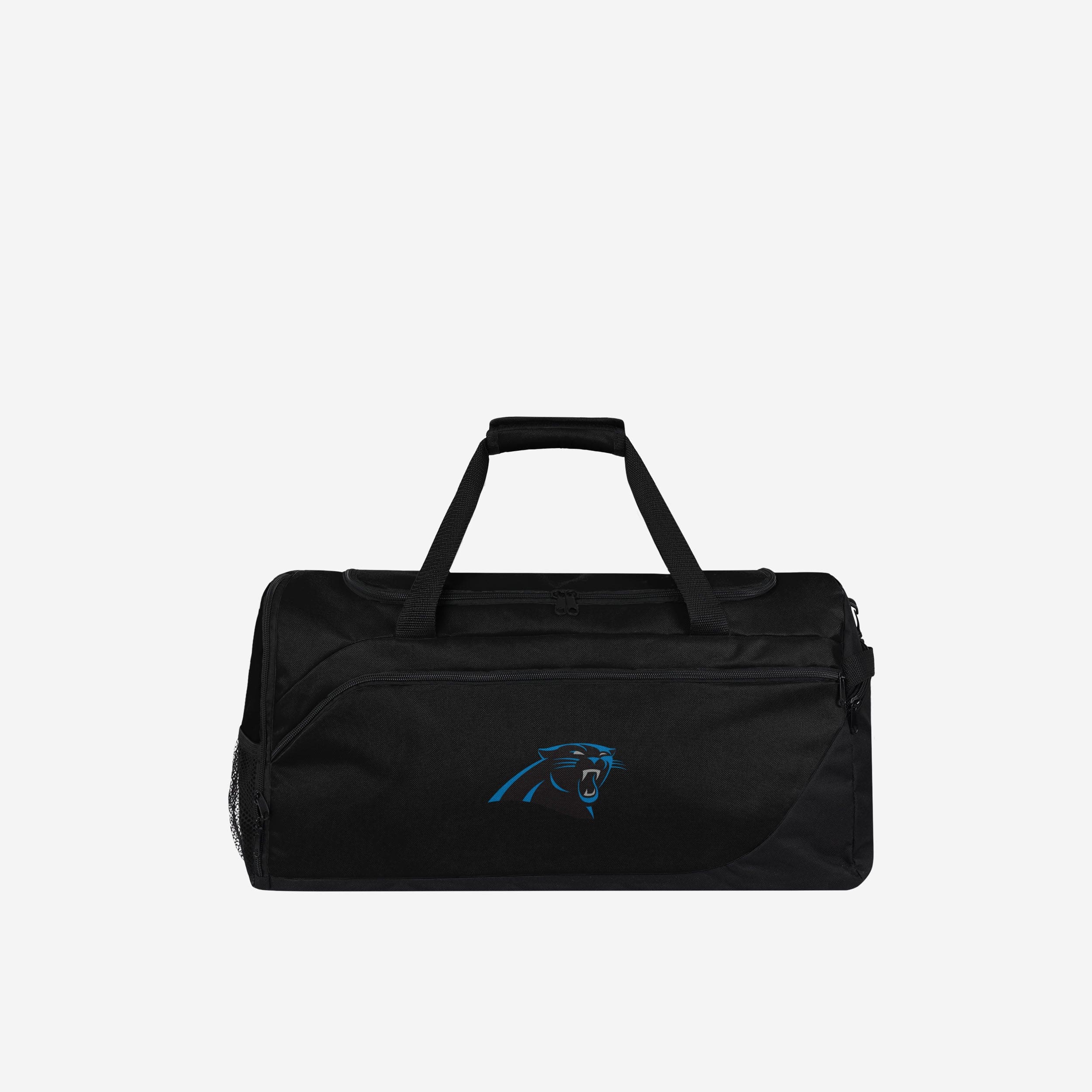 Carolina Panthers Big Logo Solid Duffle Bag - The Ultimate Fandom Companion