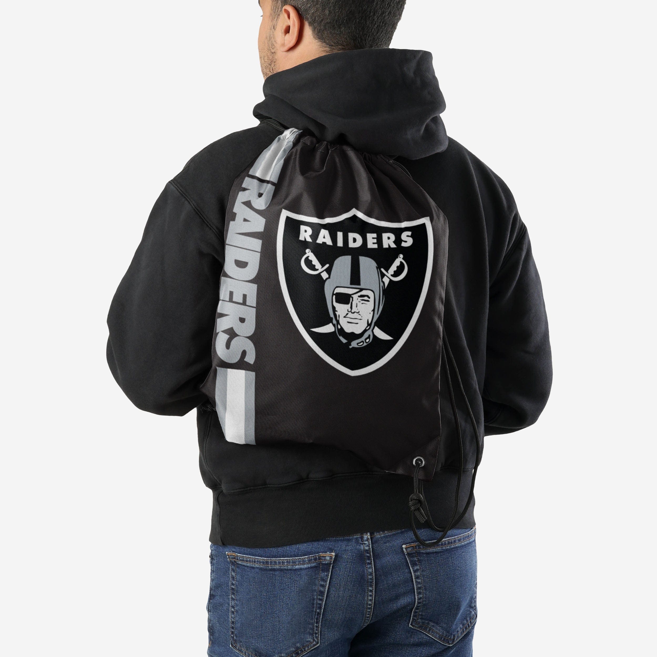 Must-Have Las Vegas Raiders Big Logo Drawstring Backpack