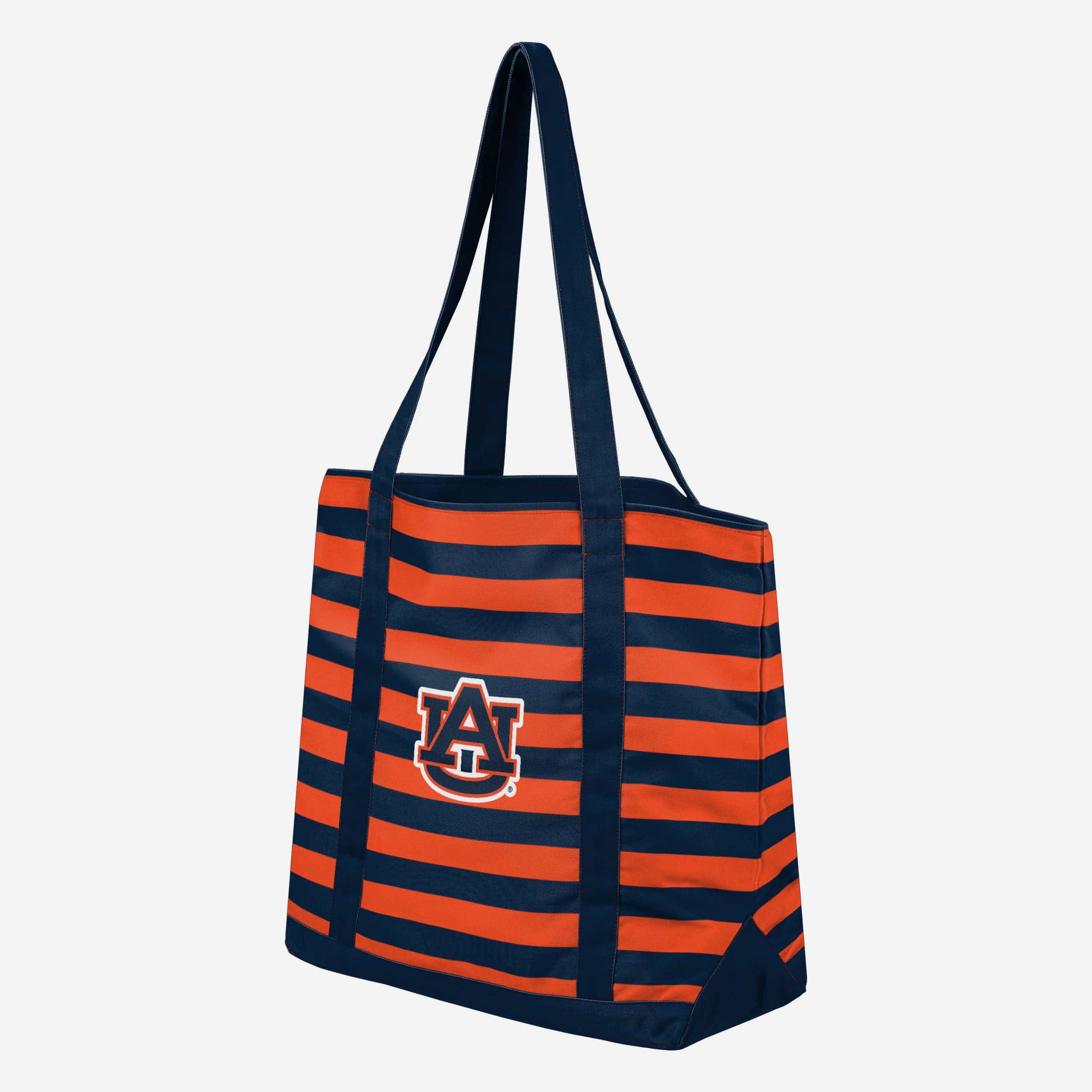Auburn Tigers Team Stripe Canvas Tote Bag - Show Your Fandom!
