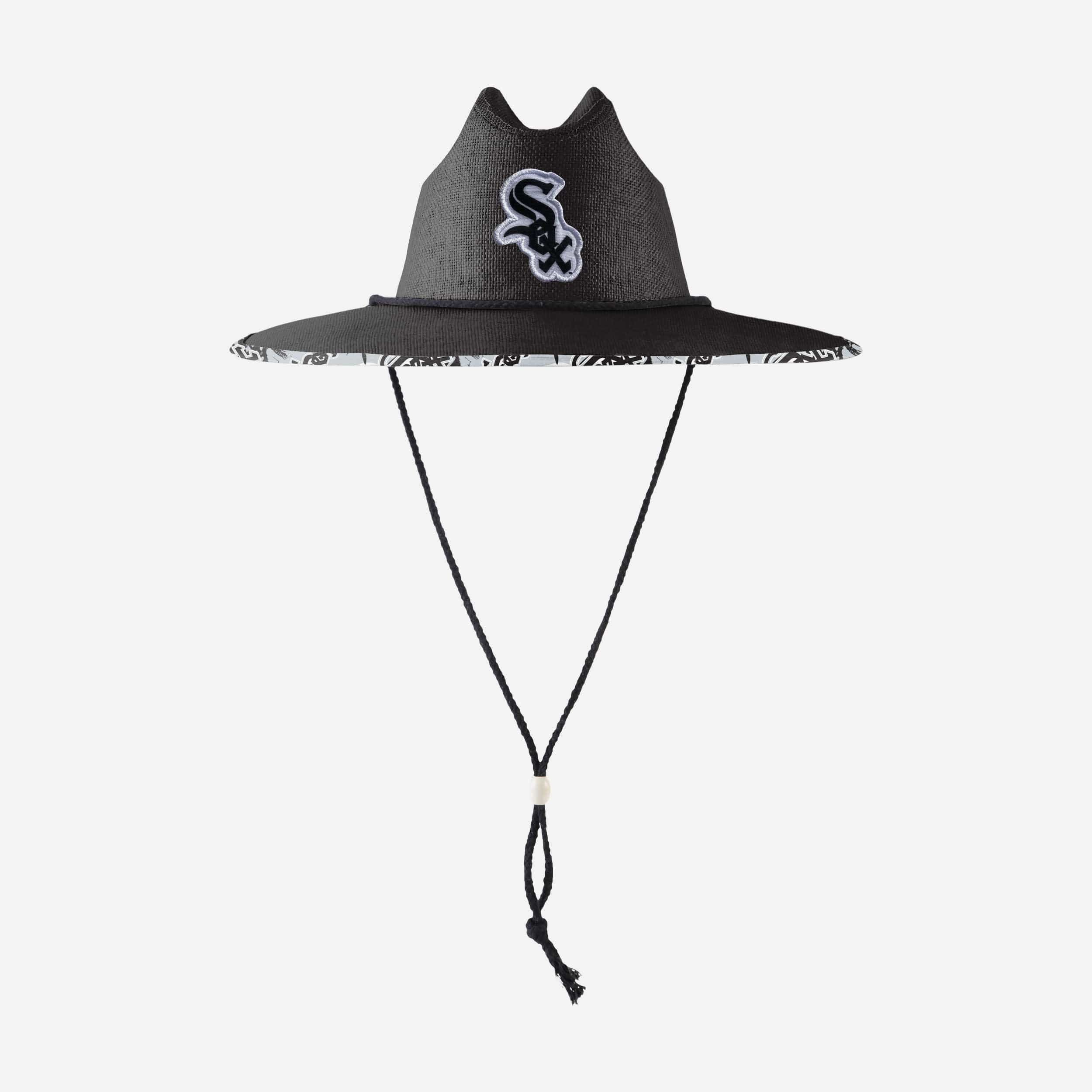 Chicago White Sox Team Color Straw Hat - Show Your Team Spirit!