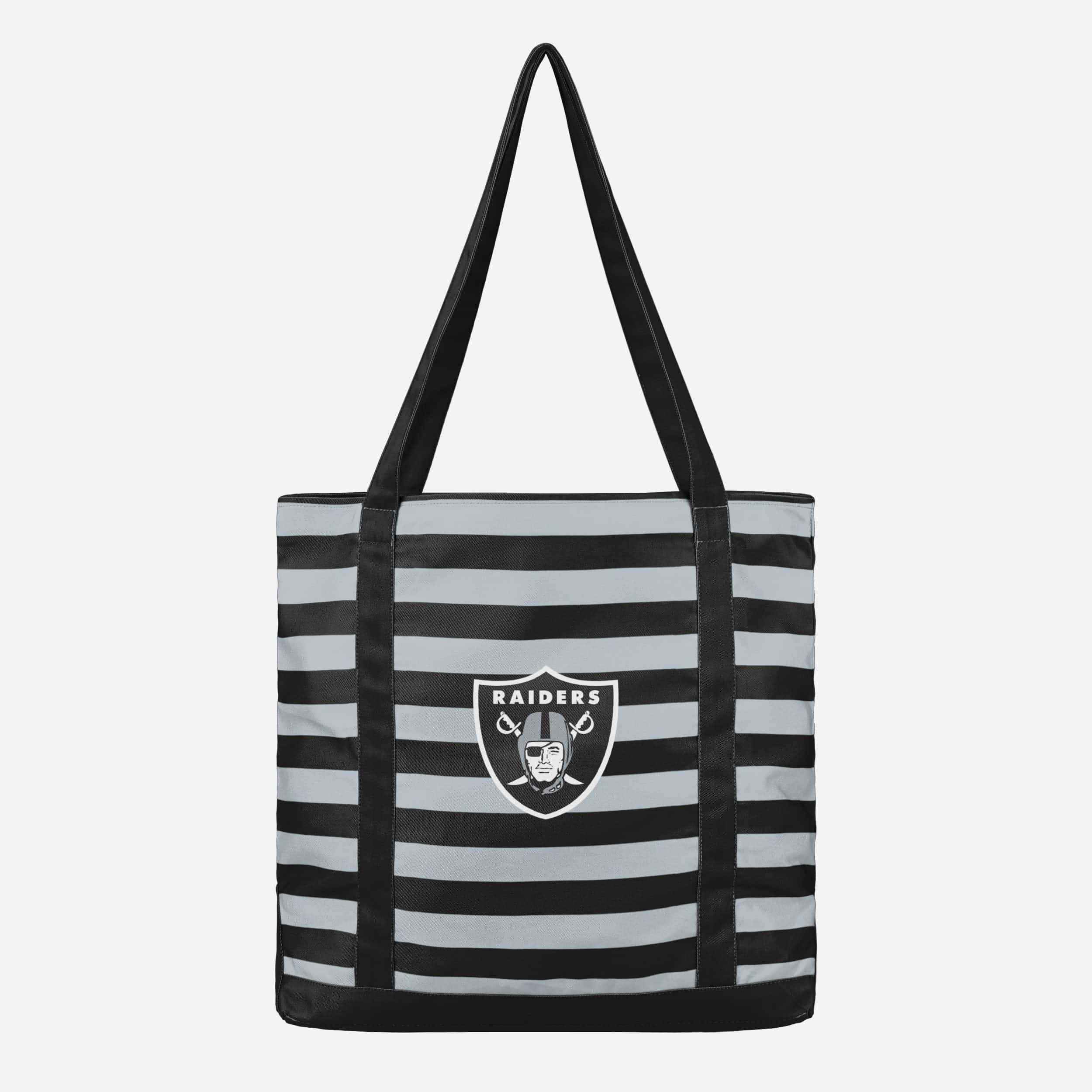 Epic Las Vegas Raiders Team Stripe Canvas Tote Bag