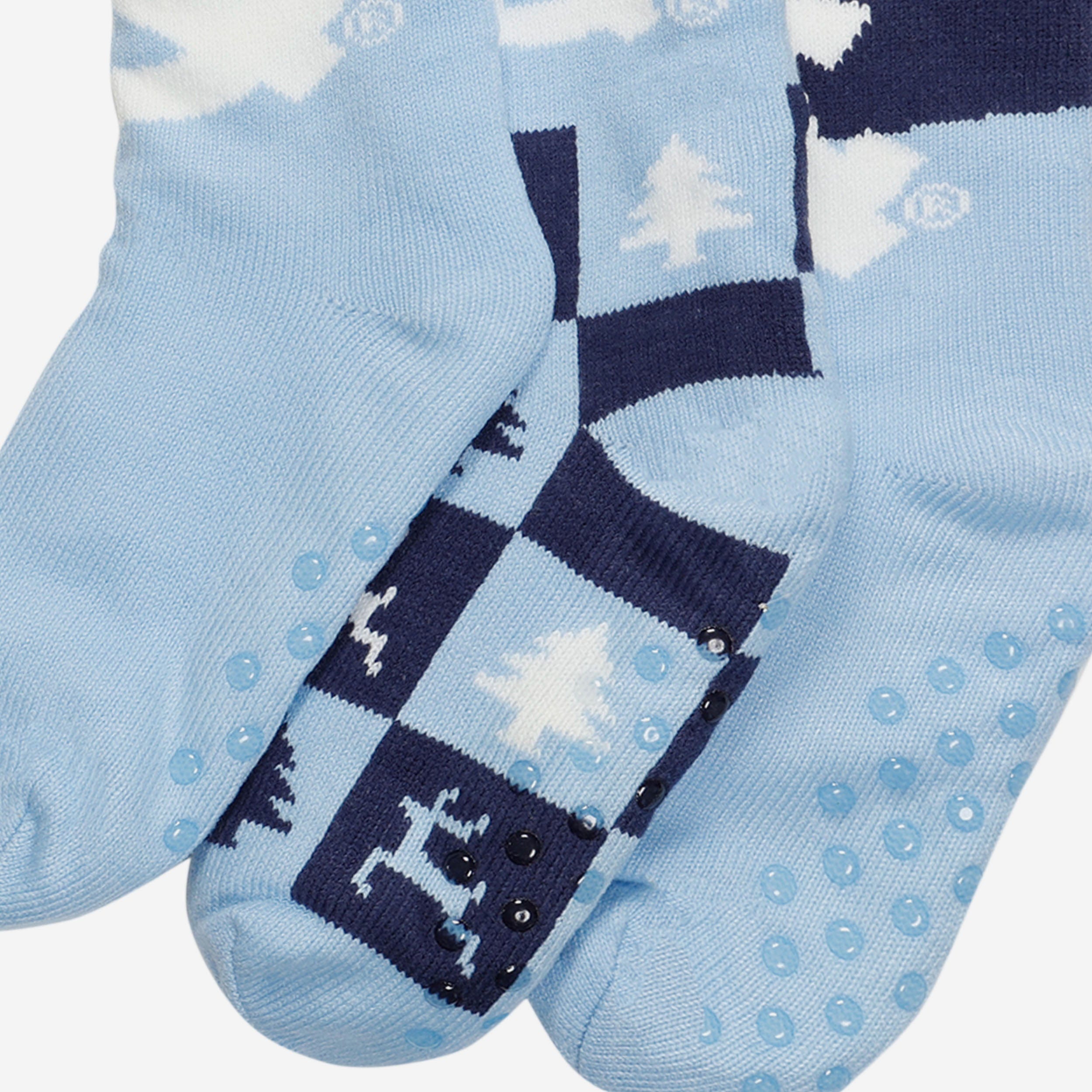 North Carolina Tar Heels Women's 3-Pack Fan Footy Slipper Socks - Cozy Team Spirit!