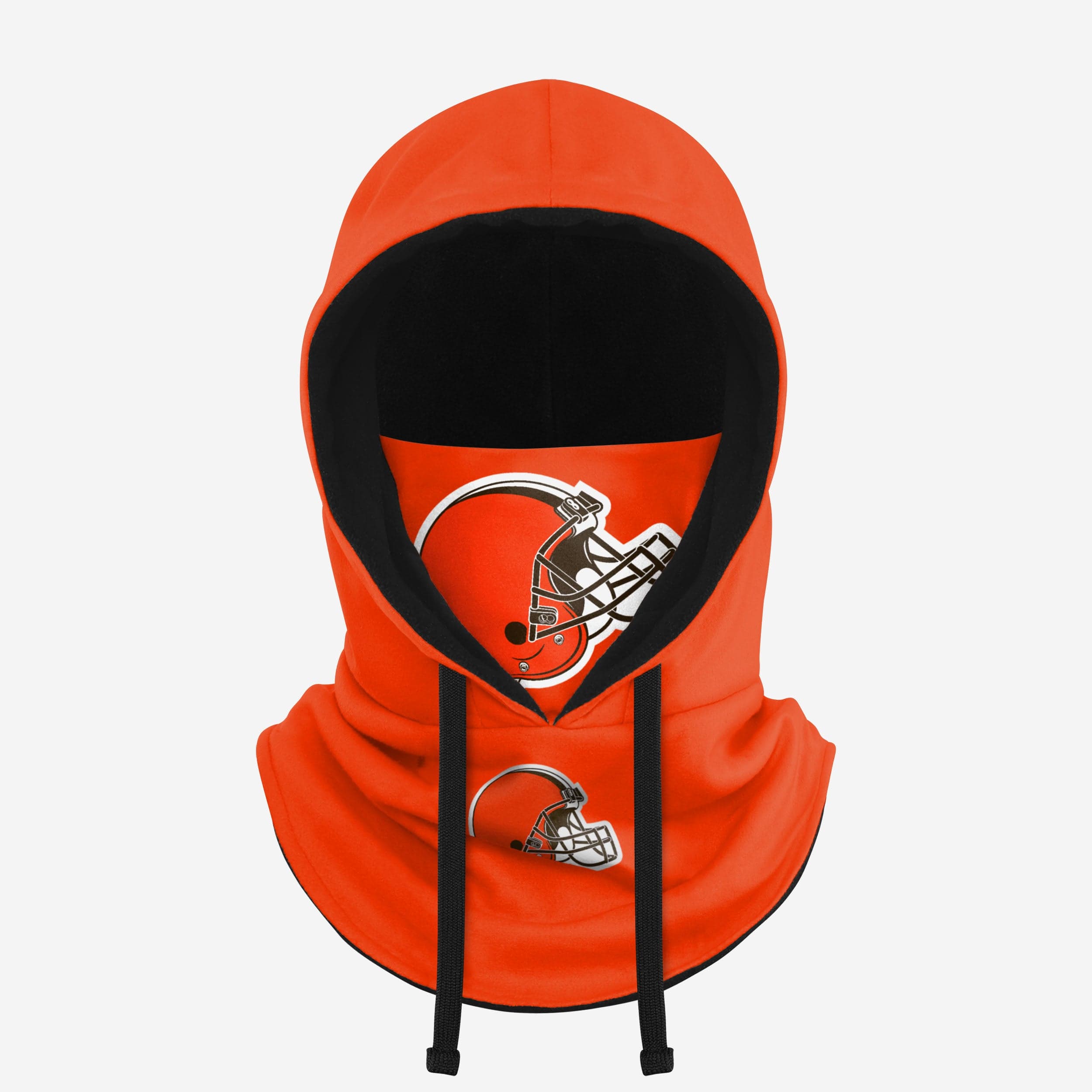 Cleveland Browns Alternate Team Color Drawstring Hooded Gaiter - The Ultimate Team Spirit Gear