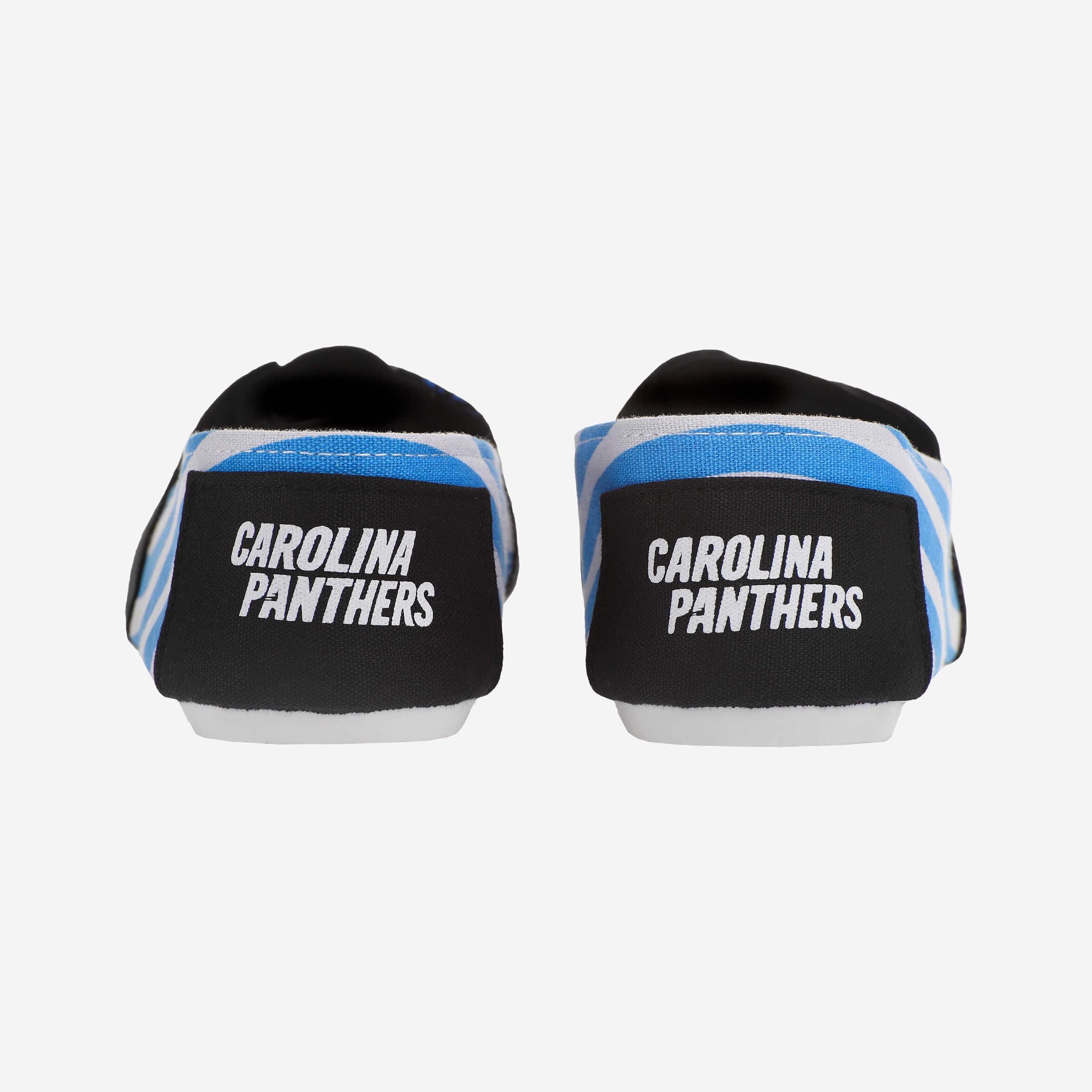 Carolina Panthers Stylish Women's Stripe Canvas Shoes