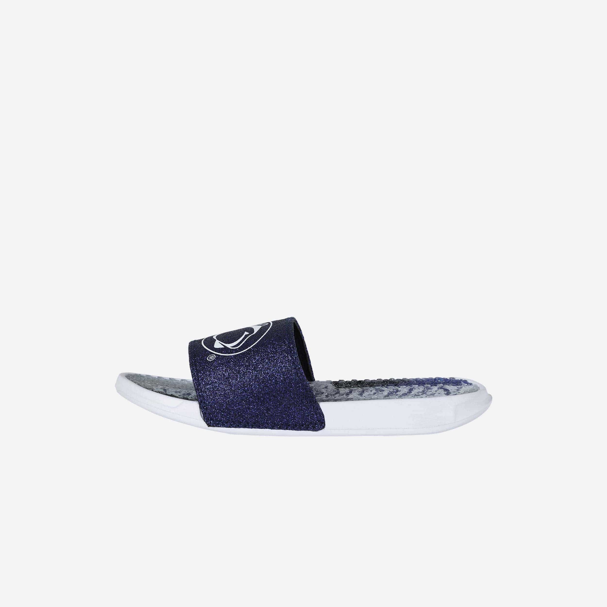 Penn State Nittany Lions Women's Shimmering Gel Slides - Sparkle with Team Spirit!
