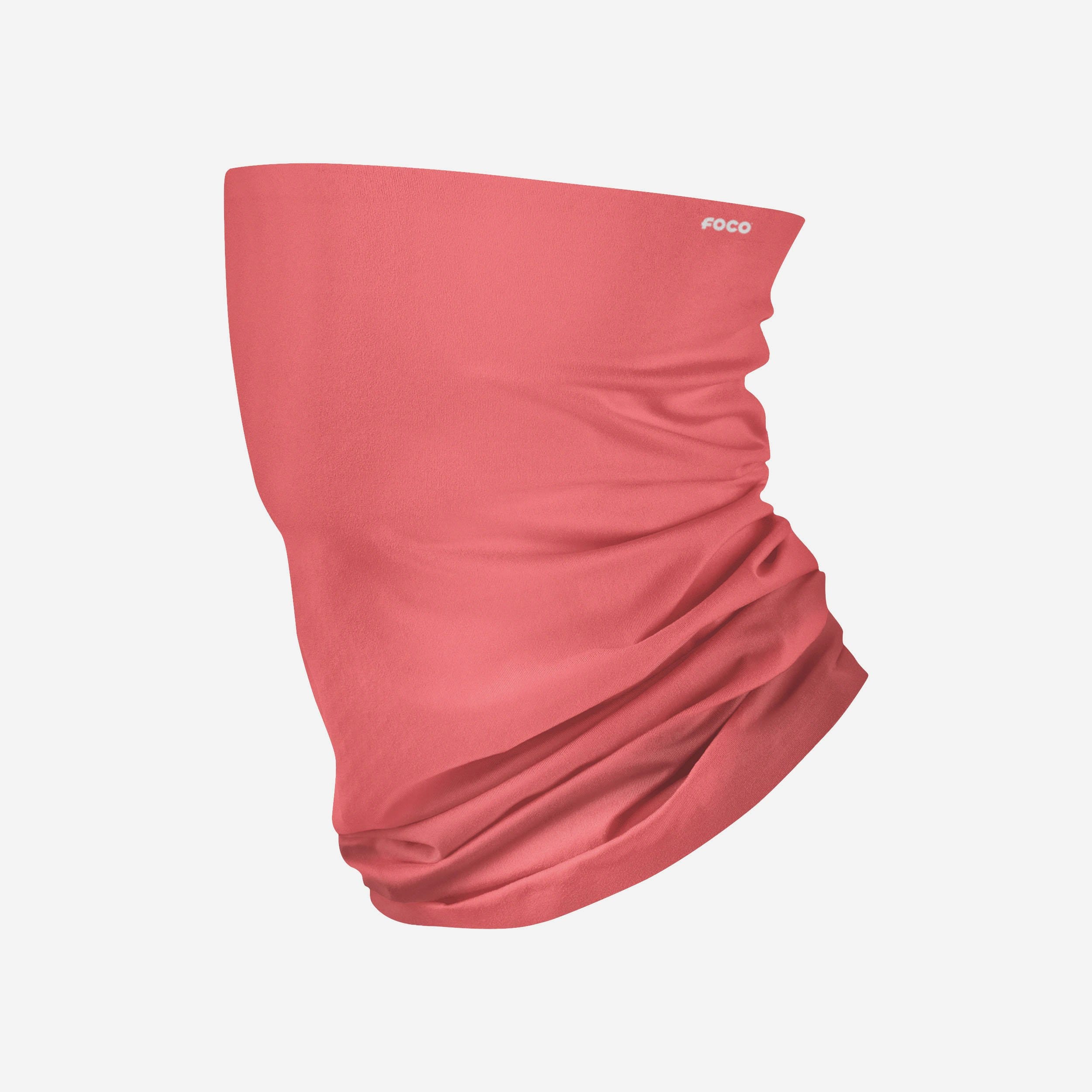 Stylish Solid Pink Gaiter Scarf - A Must-Have Fashion Accessory