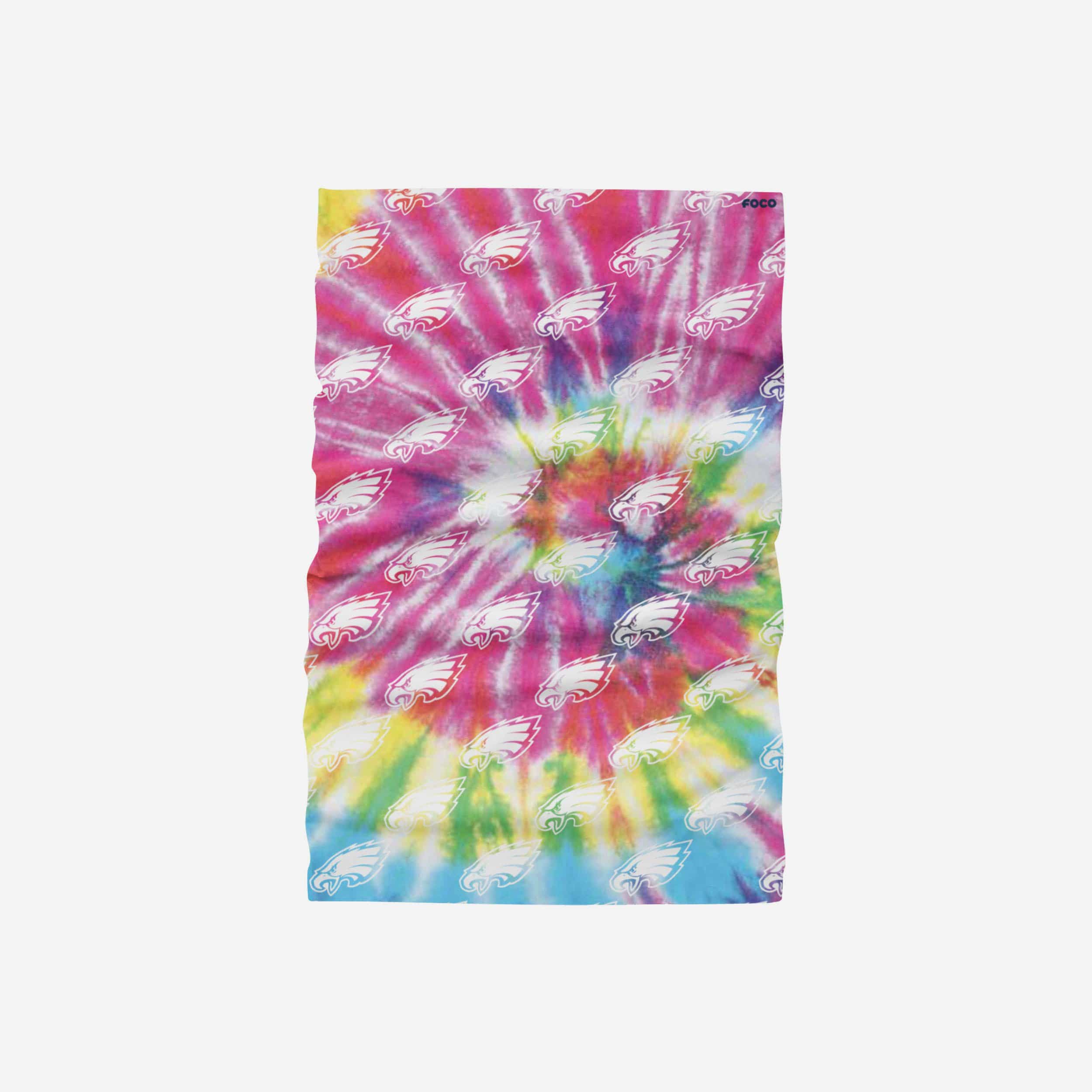 Philadelphia Eagles Pastel Tie - Dye Gaiter Scarf: A Fashionable Team Statement