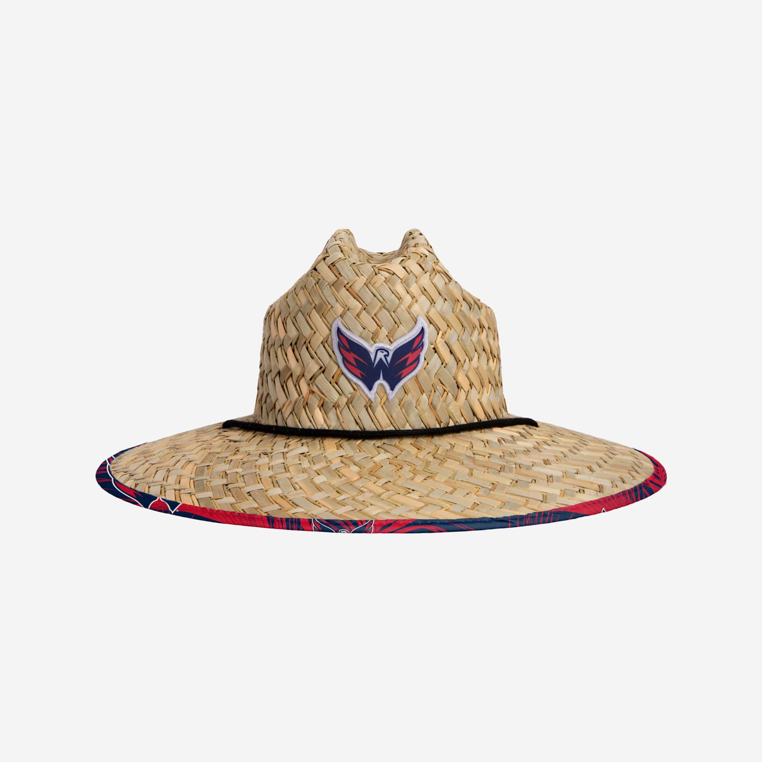 Washington Capitals Stylish Floral Straw Hat - Perfect for Summer!