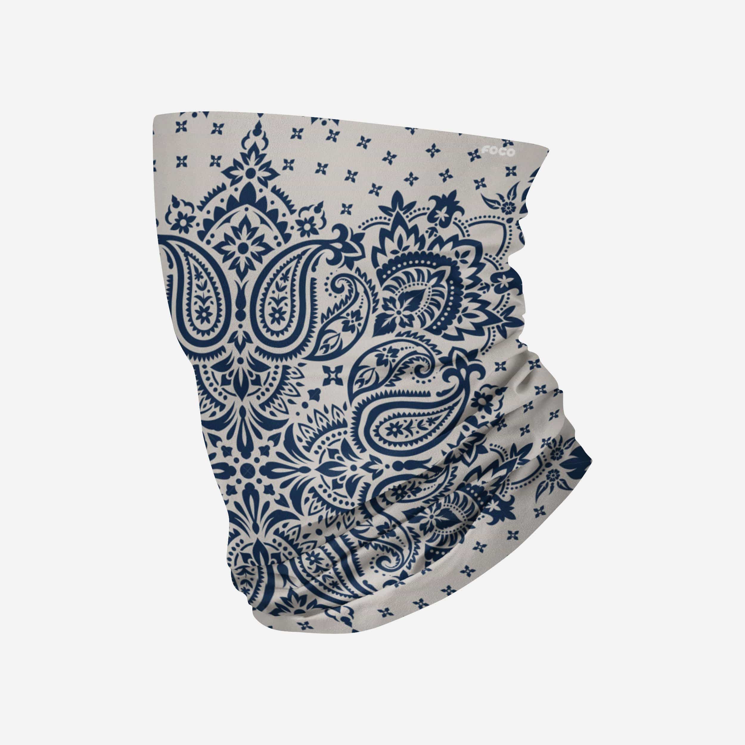 Enchanting White Mirage Bandana Gaiter Scarf