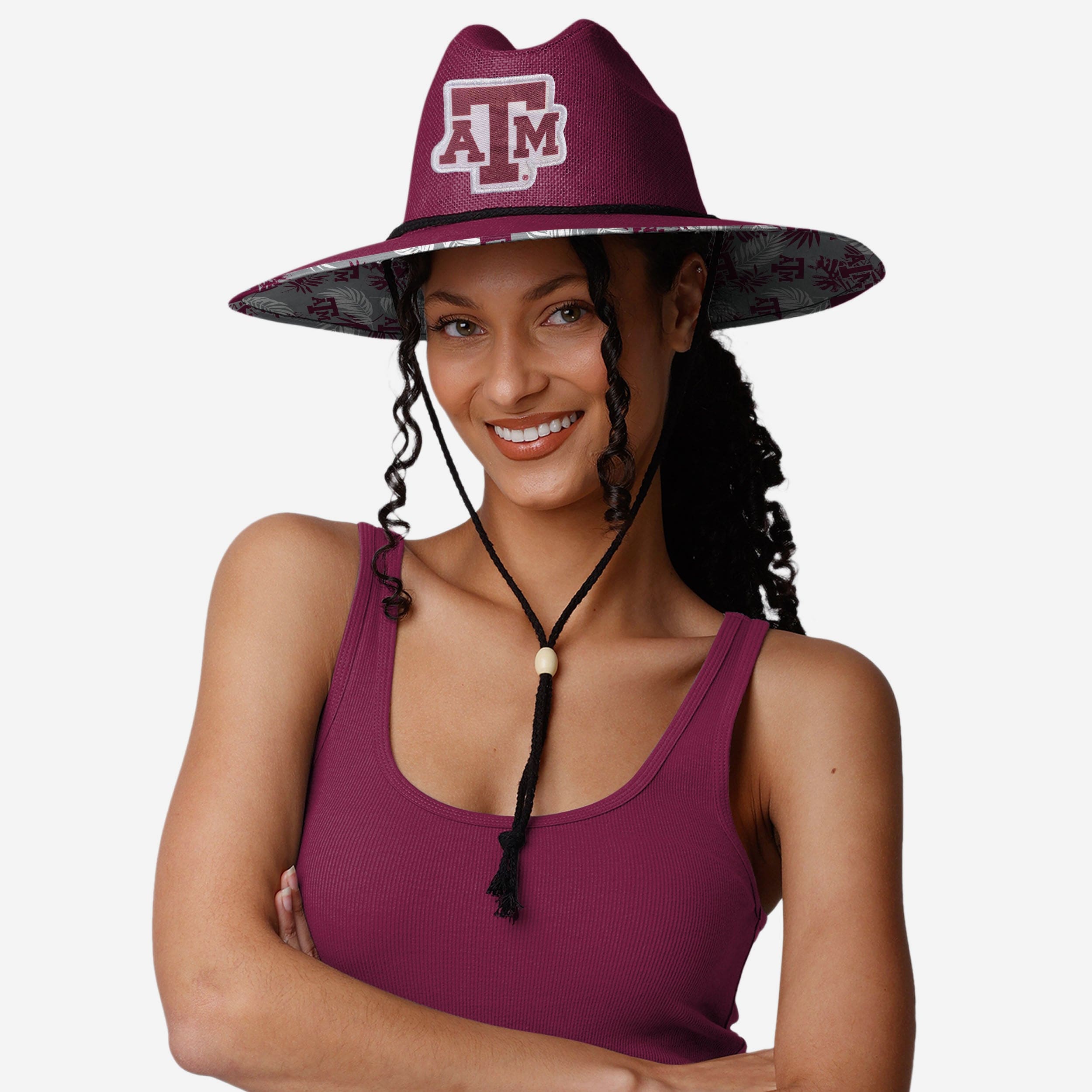 Texas A&M Aggies Team Color Straw Hat - The Ultimate Spirit Gear