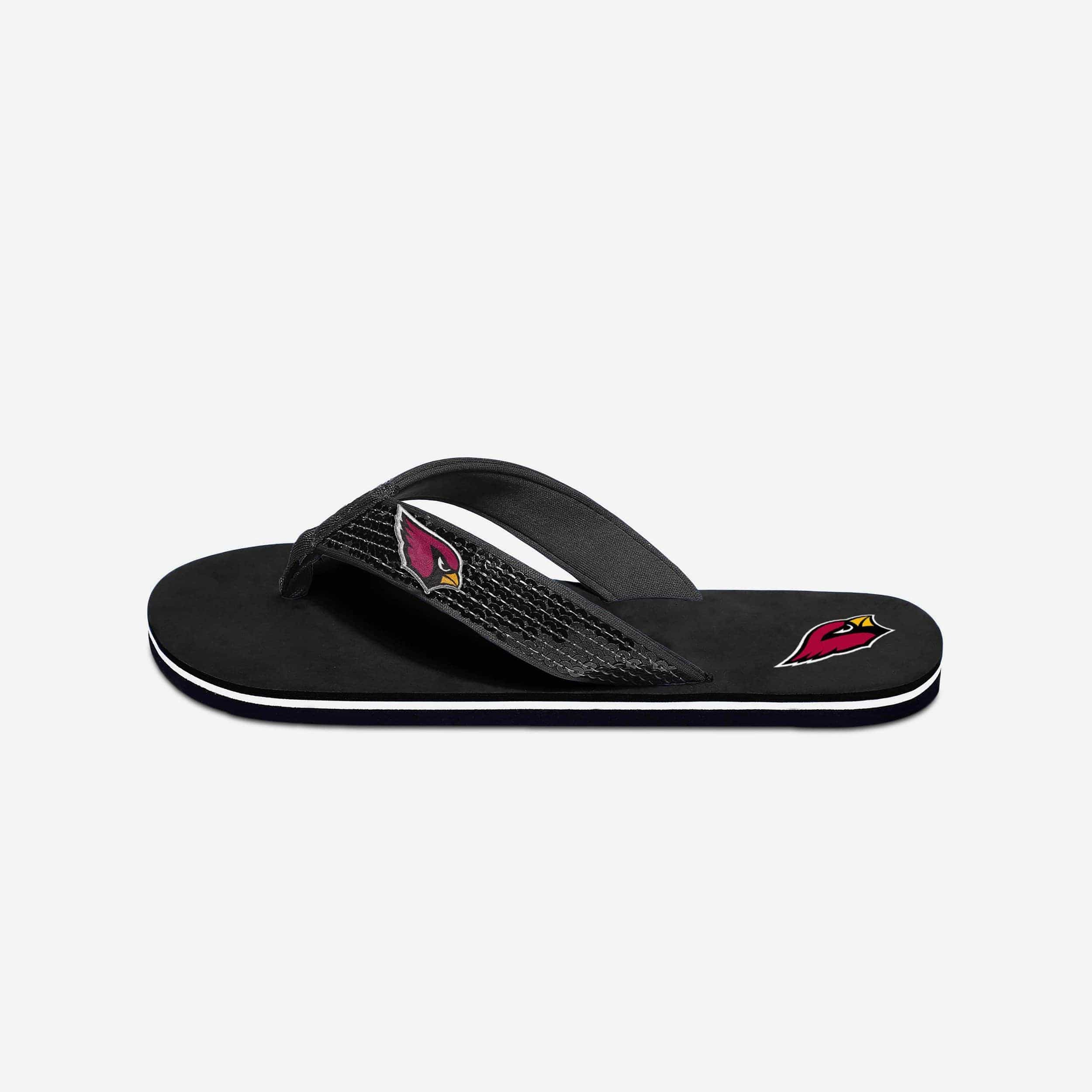 Glamorous Arizona Cardinals Women's Sequin Flip - Flops