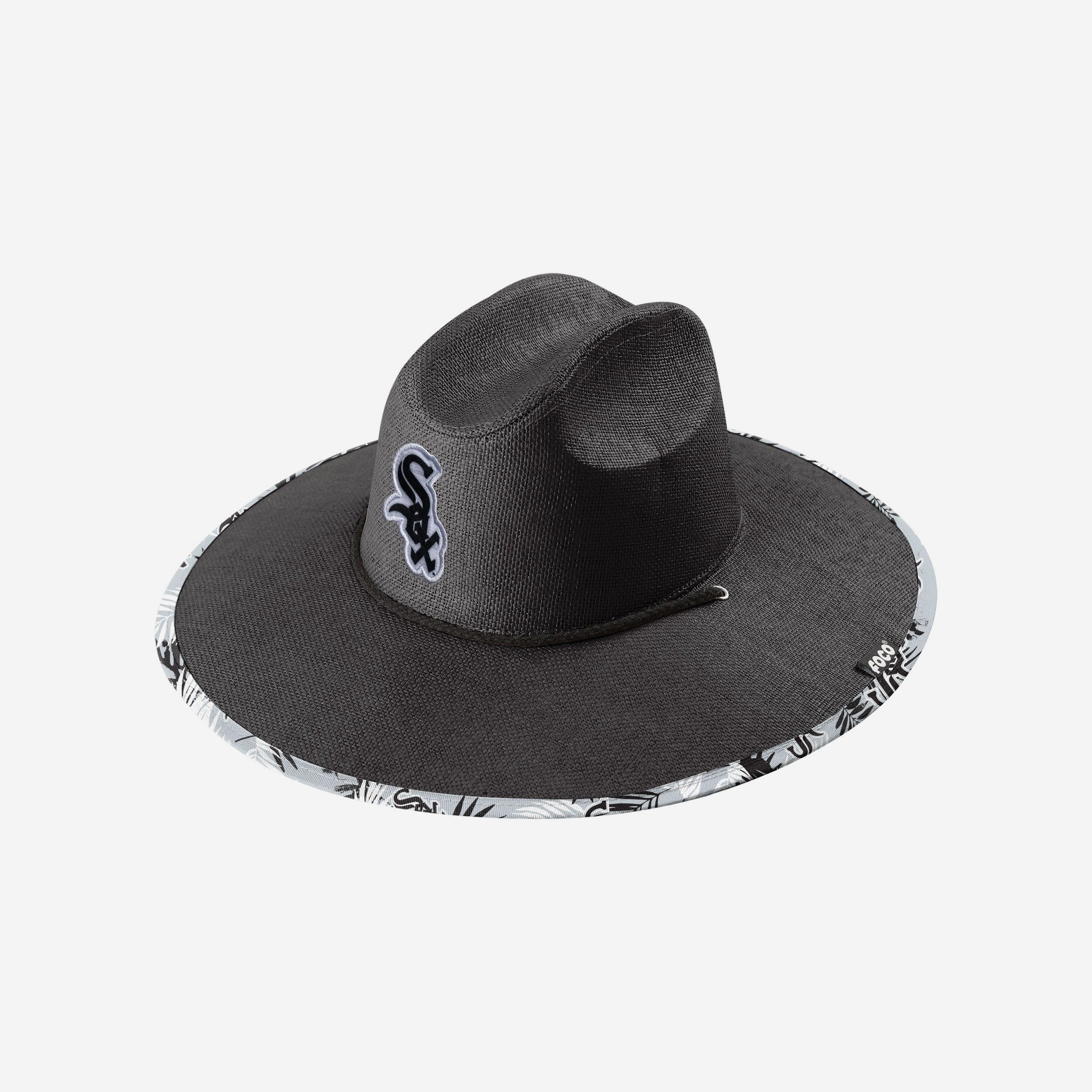 Chicago White Sox Team Color Straw Hat - Show Your Team Spirit!
