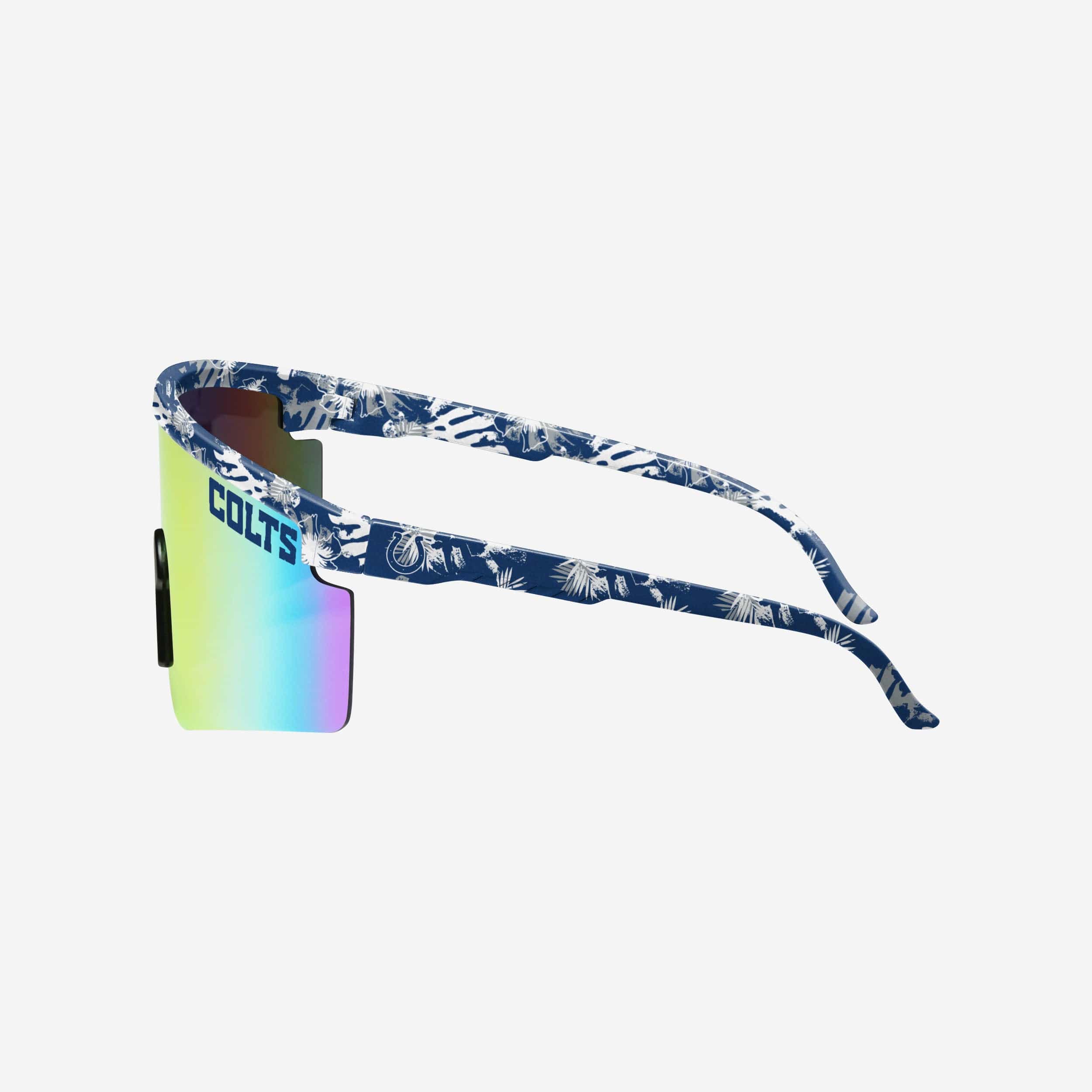 Stylish Indianapolis Colts Floral Large Frame Sunglasses