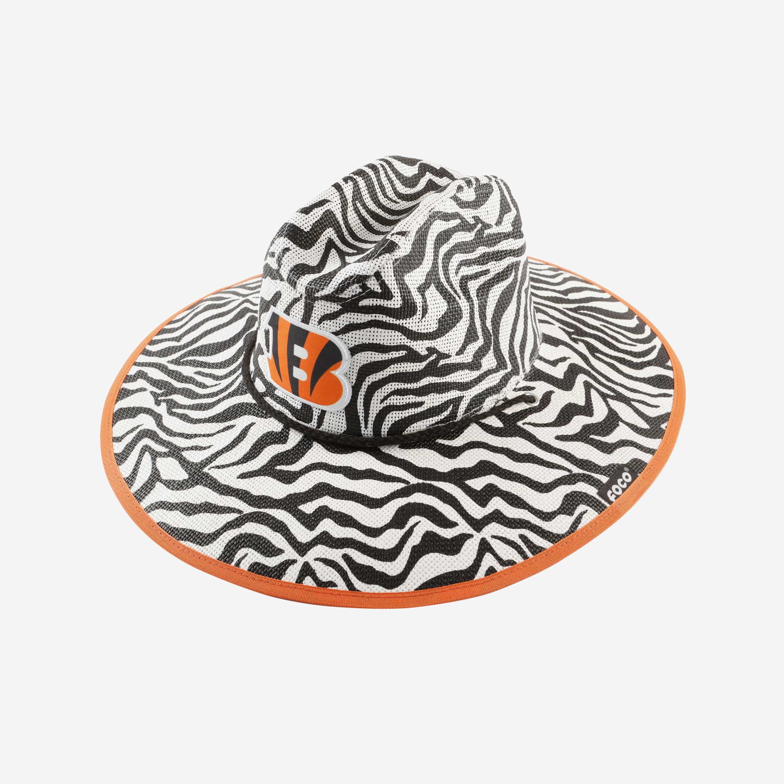 Cincinnati Bengals Themed Straw Hat - Show Your Team Spirit!