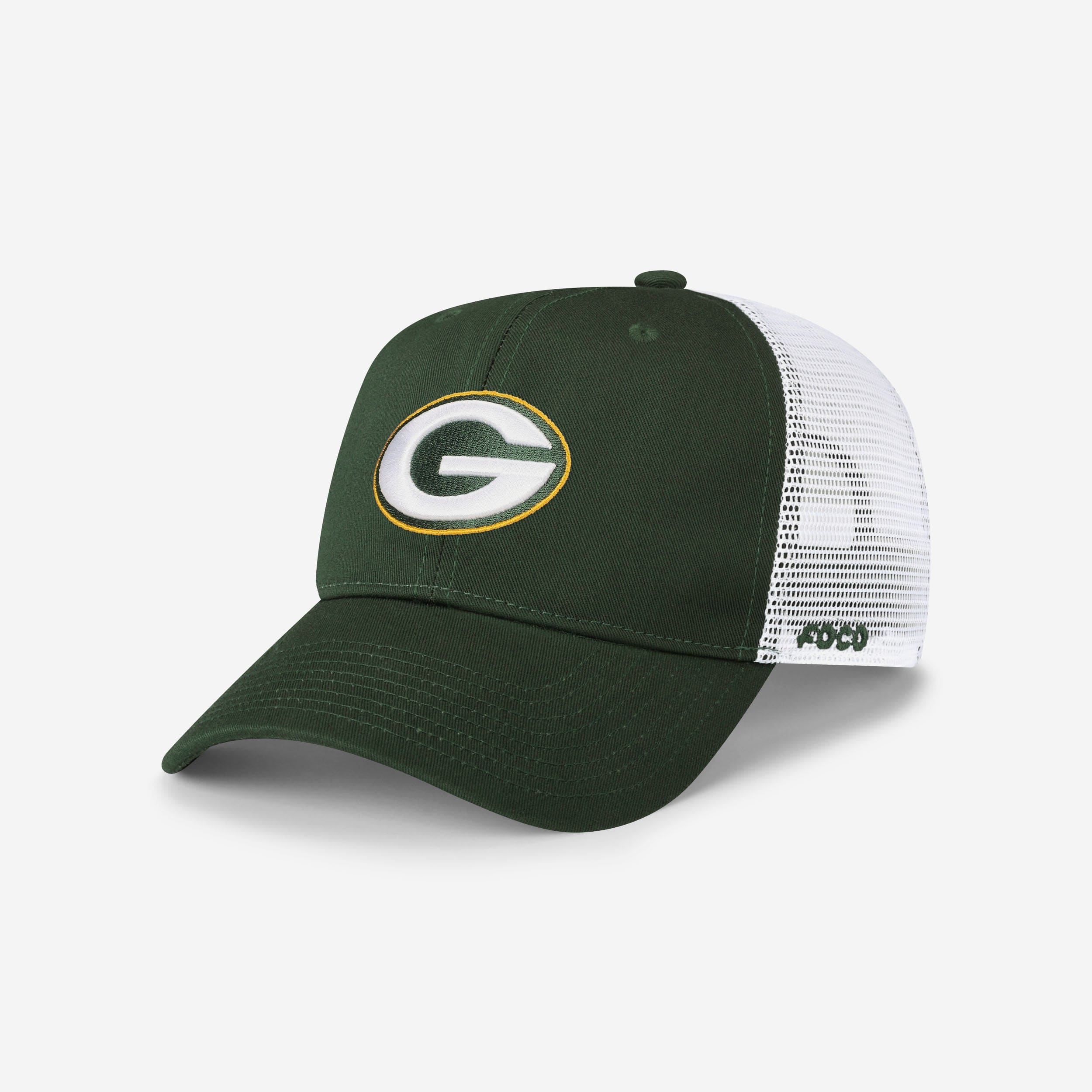 Green Bay Packers Primary Logo Trucker RF Cap - Must - Have for Fans