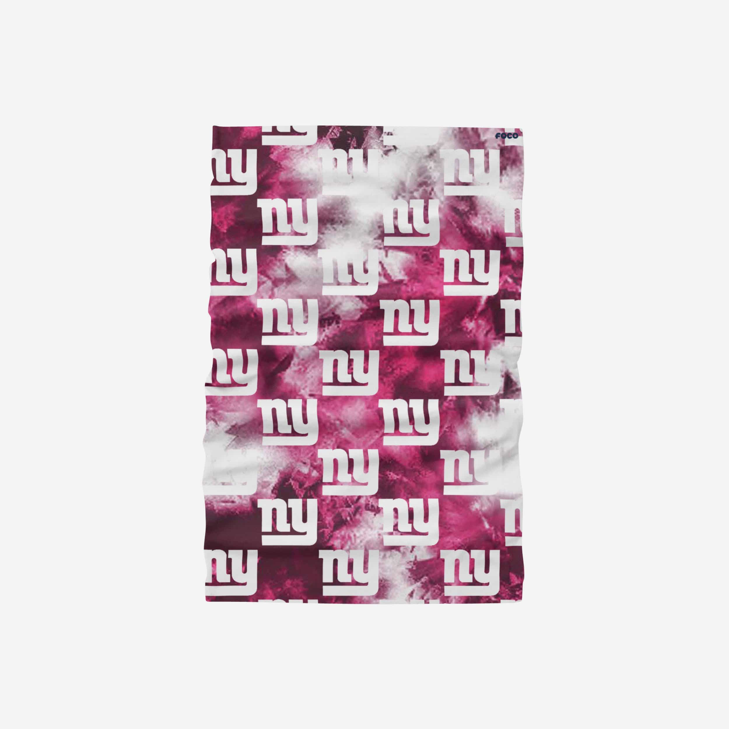New York Giants Pink Tie-Dye Gaiter Scarf - A Fashionable Must-Have!