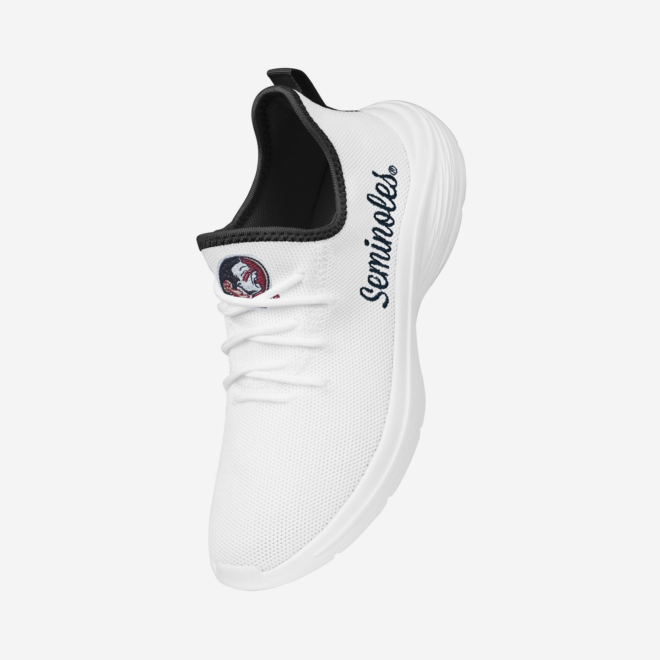 Stylish Florida State Seminoles Women's White Midsole Sneakers