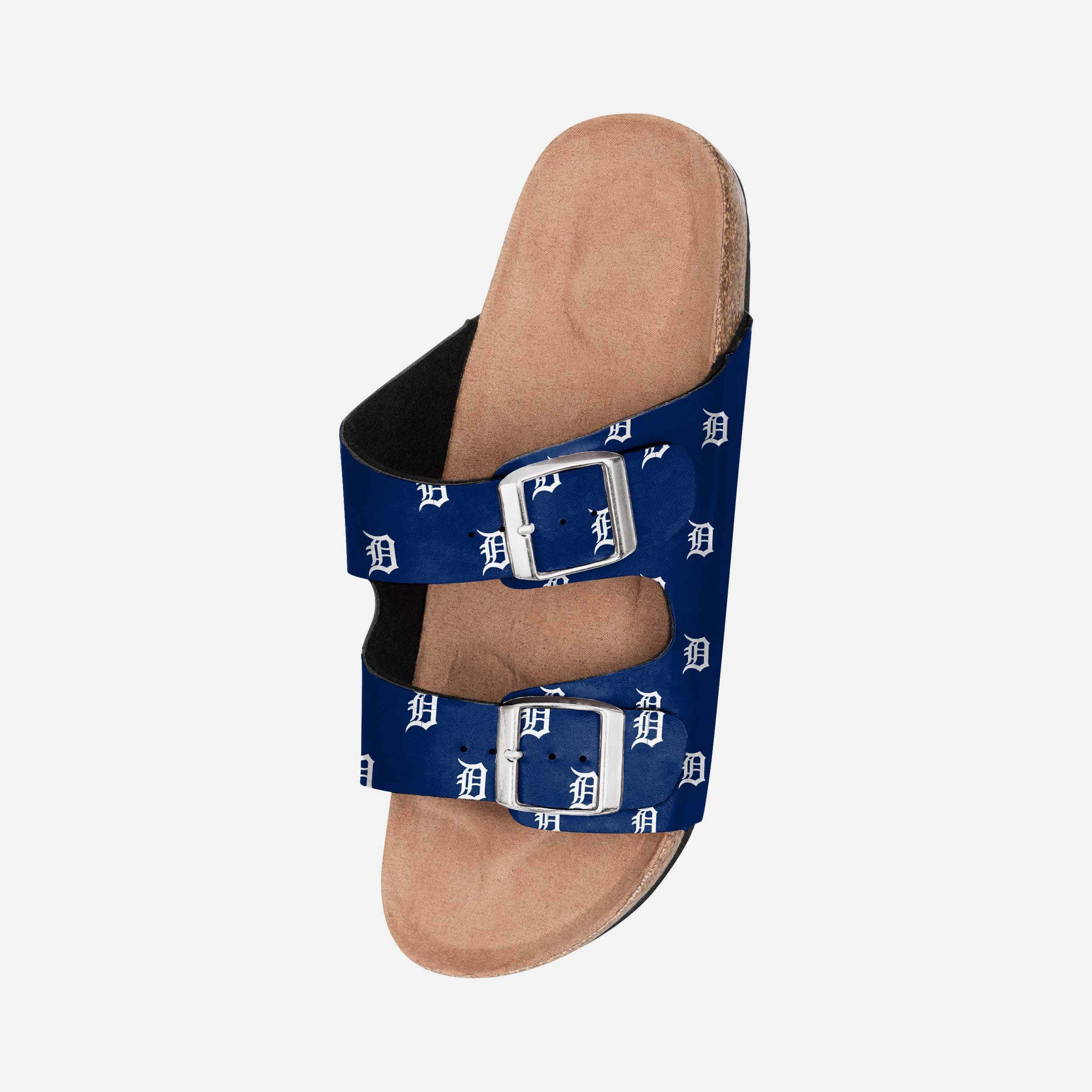 Detroit Tigers Women's Stylish Team Logo Double Buckle Sandals