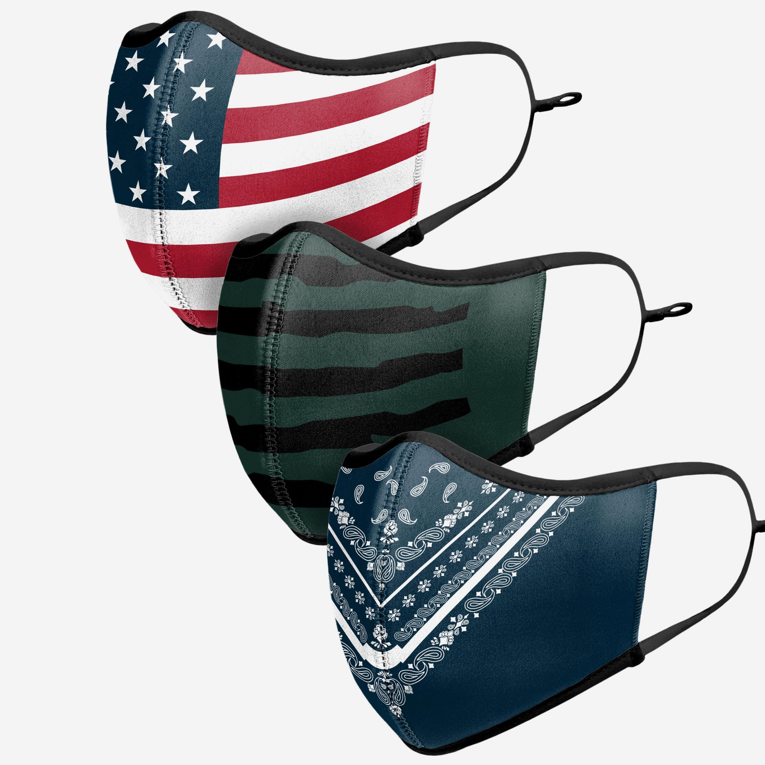 Homeland Sport Stylish 3-Pack Face Covers