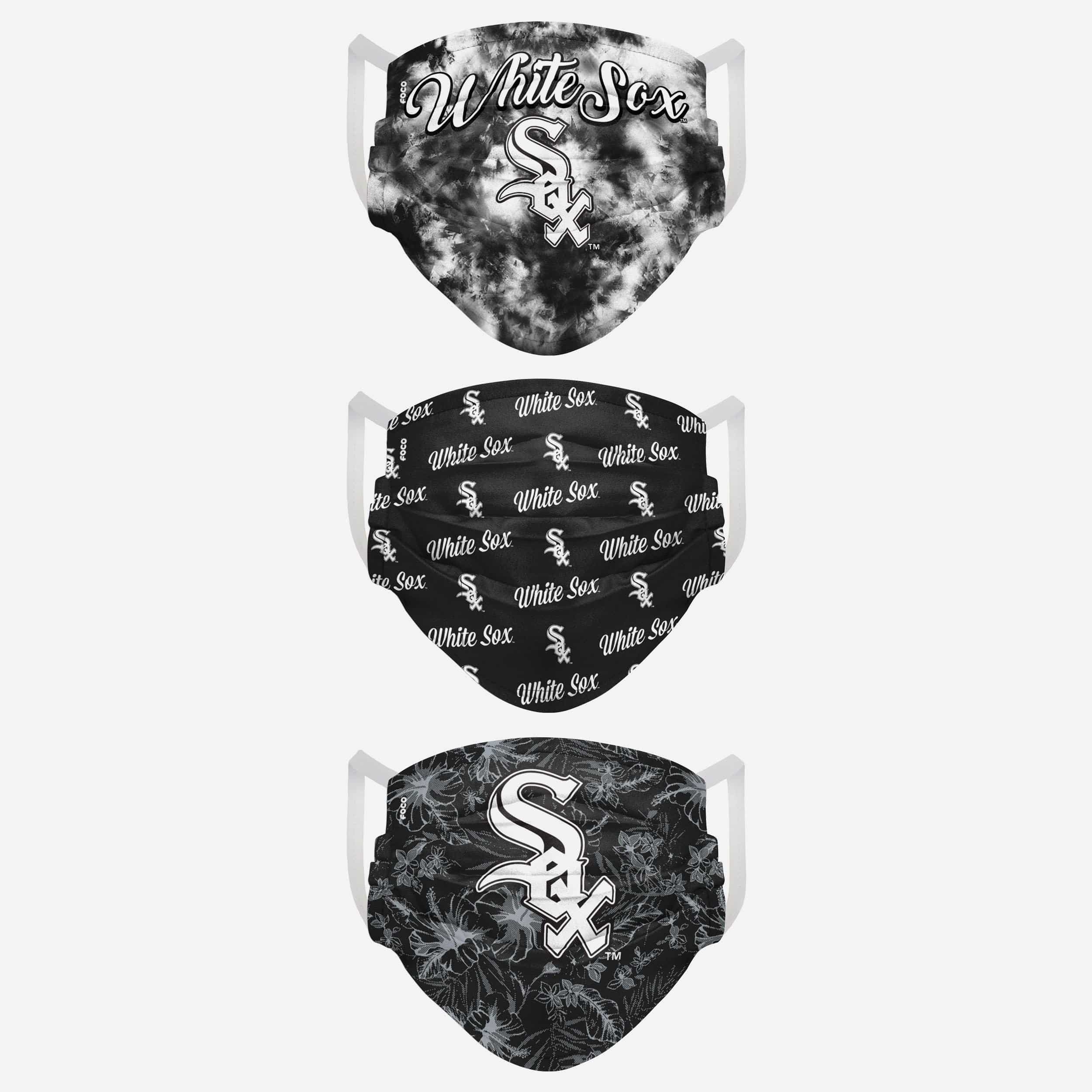 Chicago White Sox Women's Matchday 3-Pack Fashionable Face Covers