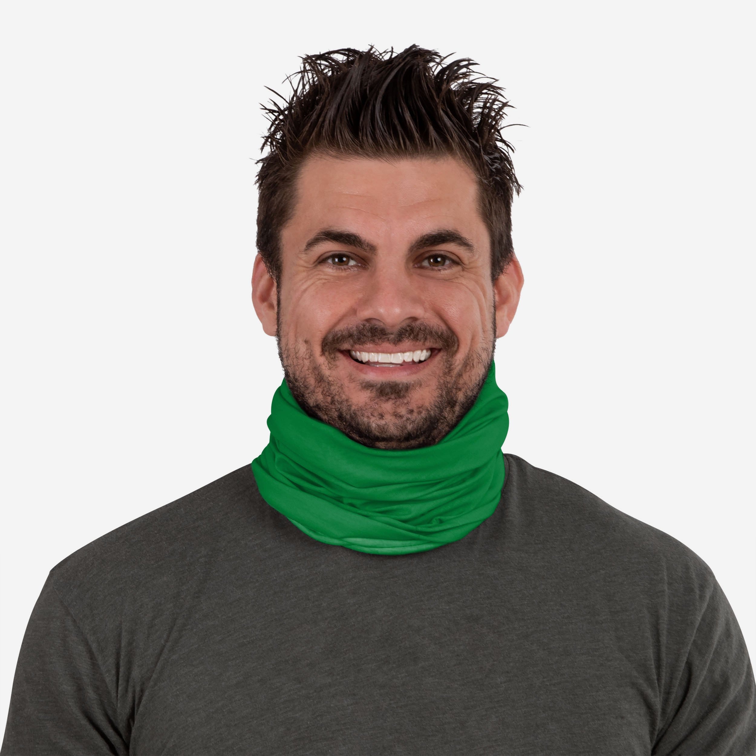 North Texas Mean Green Bold Logo Gaiter Scarf - Represent Your Team in Style!