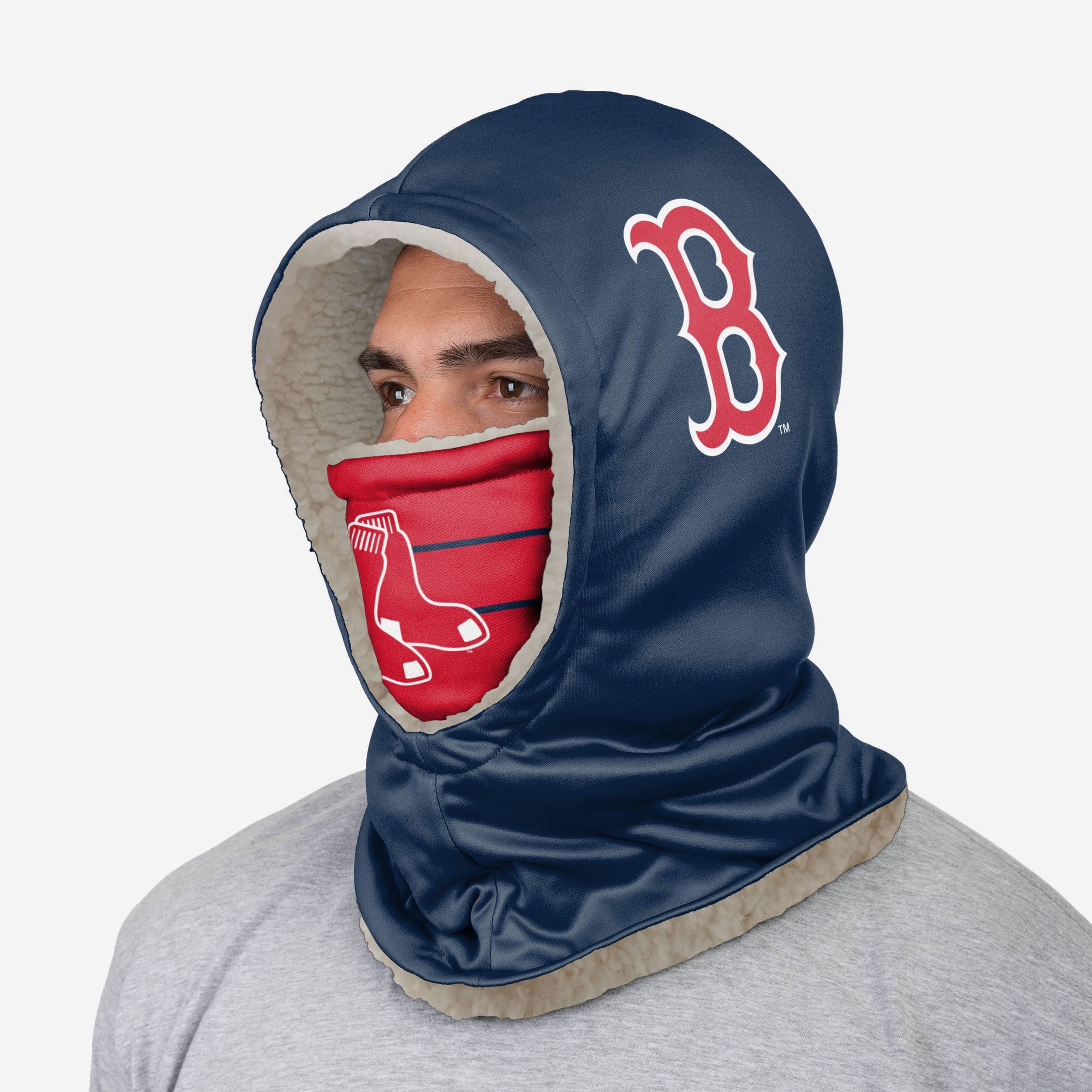 Exciting Boston Red Sox Thematic Hooded Gaiter - Show Your Team Spirit!