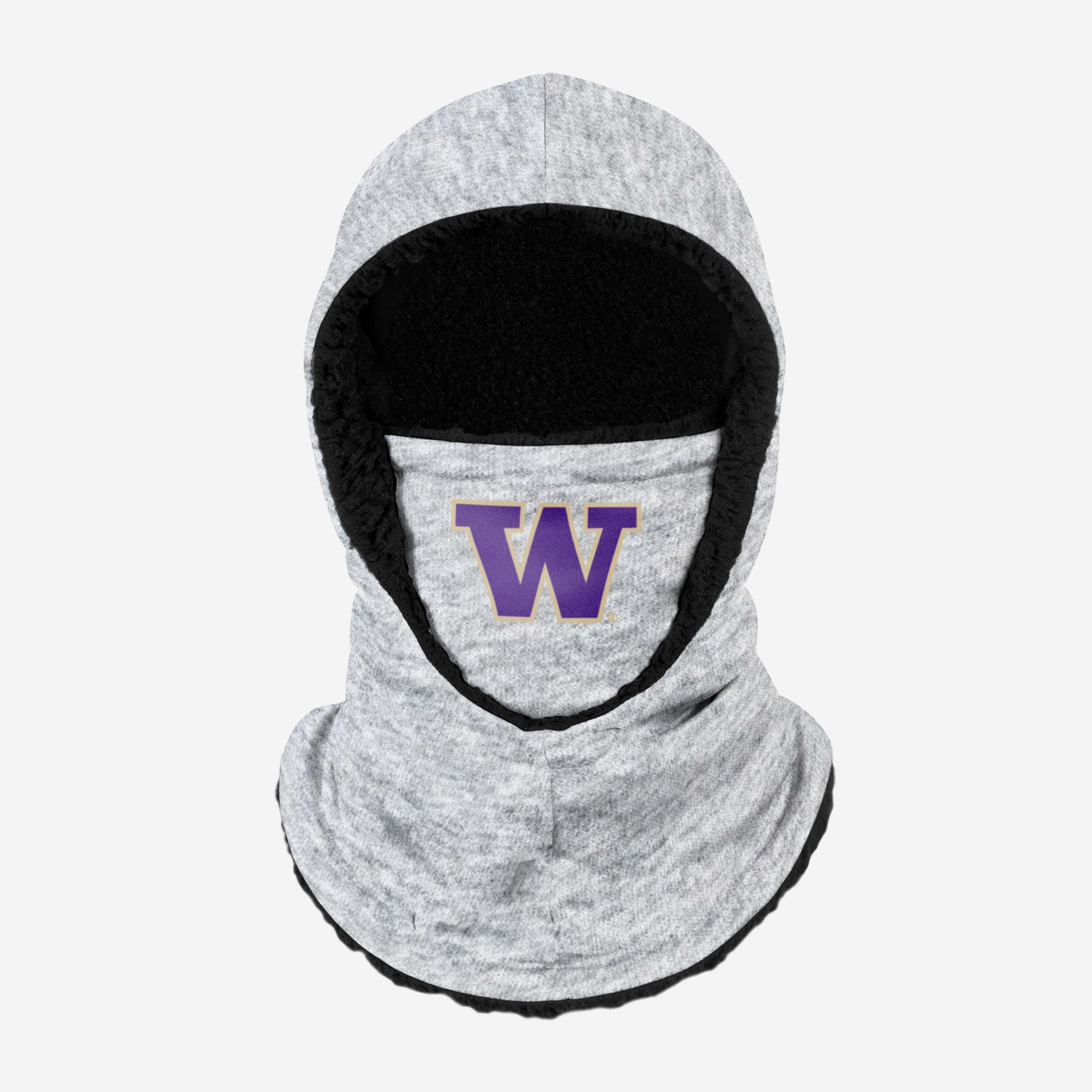 Washington Huskies Heather Grey Big Logo Hooded Gaiter - Your Ideal Cold-Weather Companion