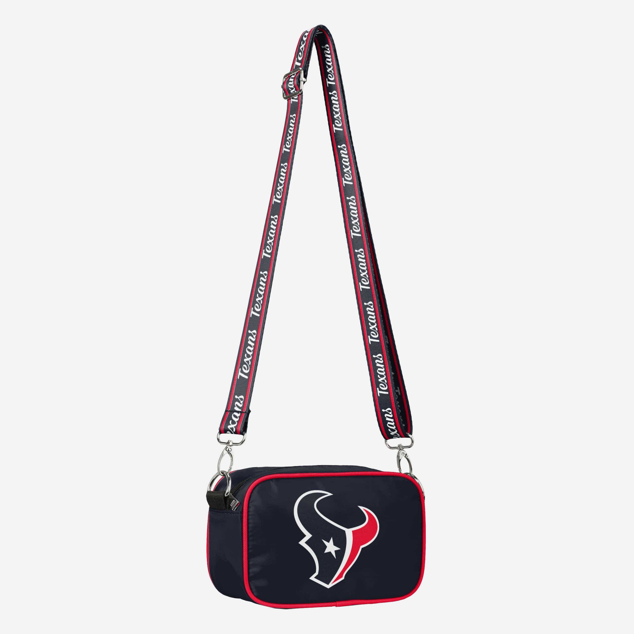 Exciting Houston Texans Team Logo Crossbody Bag