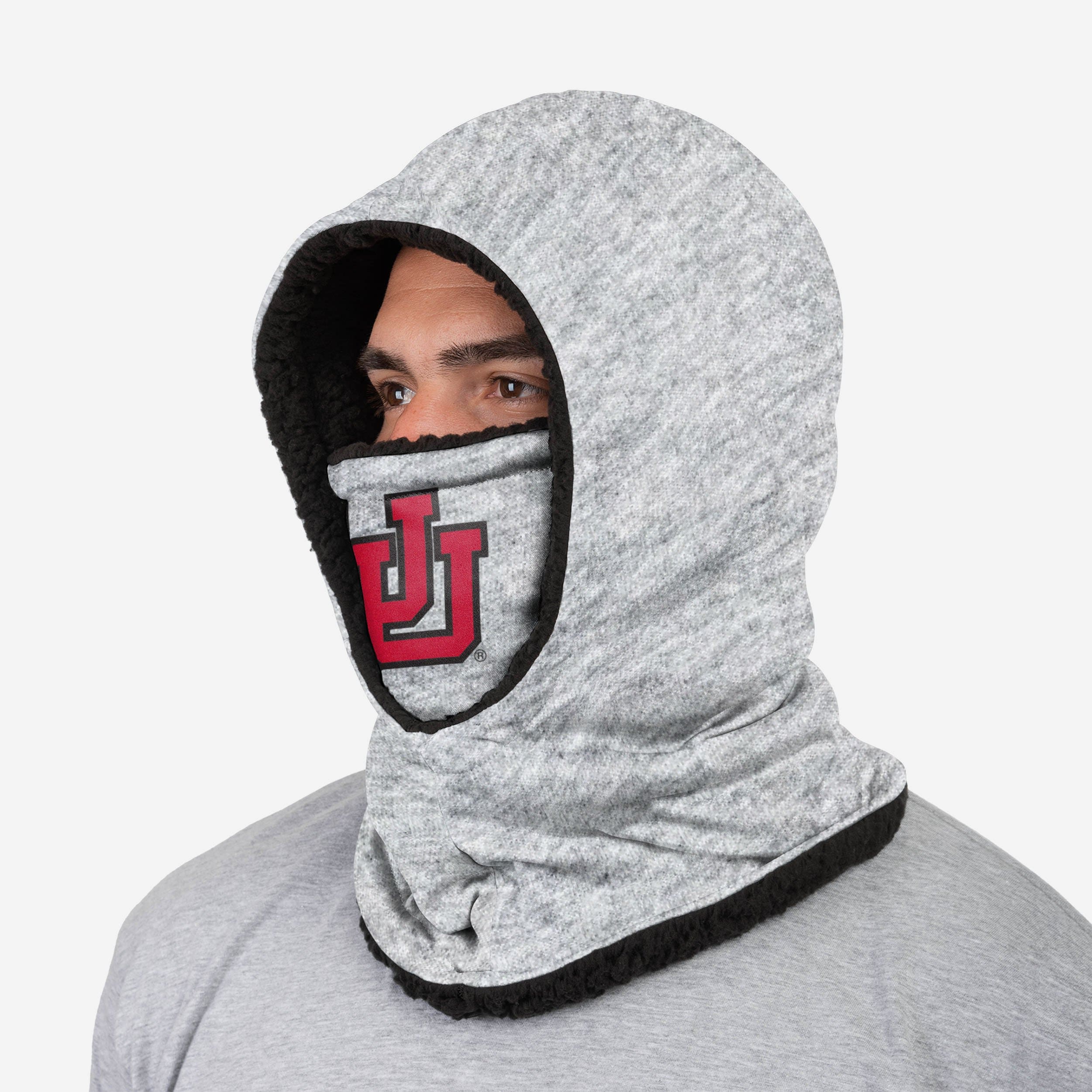 Utah Utes Heather Grey Big Logo Hooded Gaiter - Your Ultimate Winter Essential
