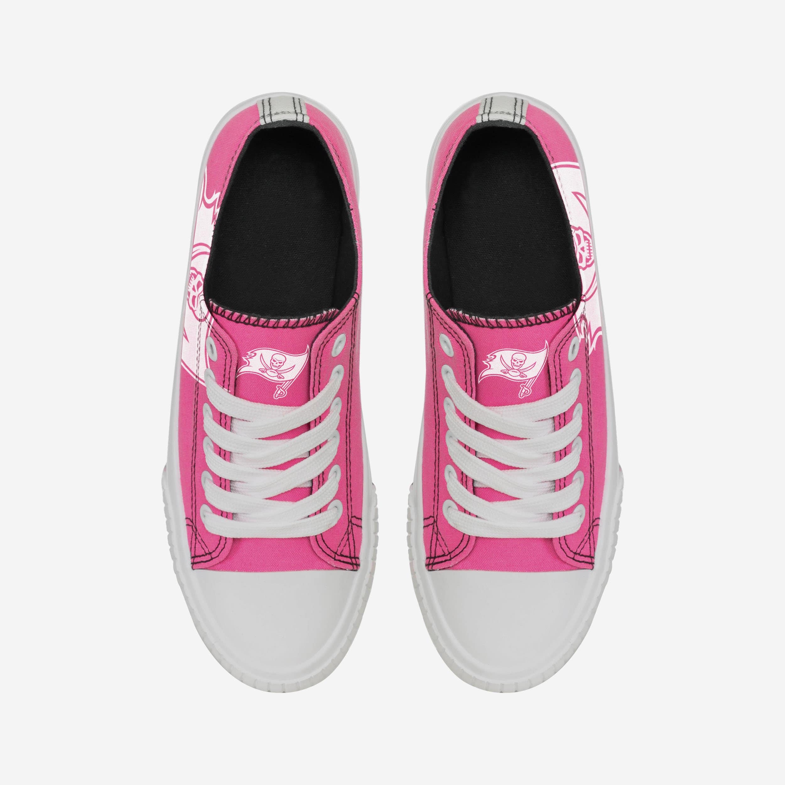 Tampa Bay Buccaneers Women's Eye-Catching Low Top Canvas Shoes