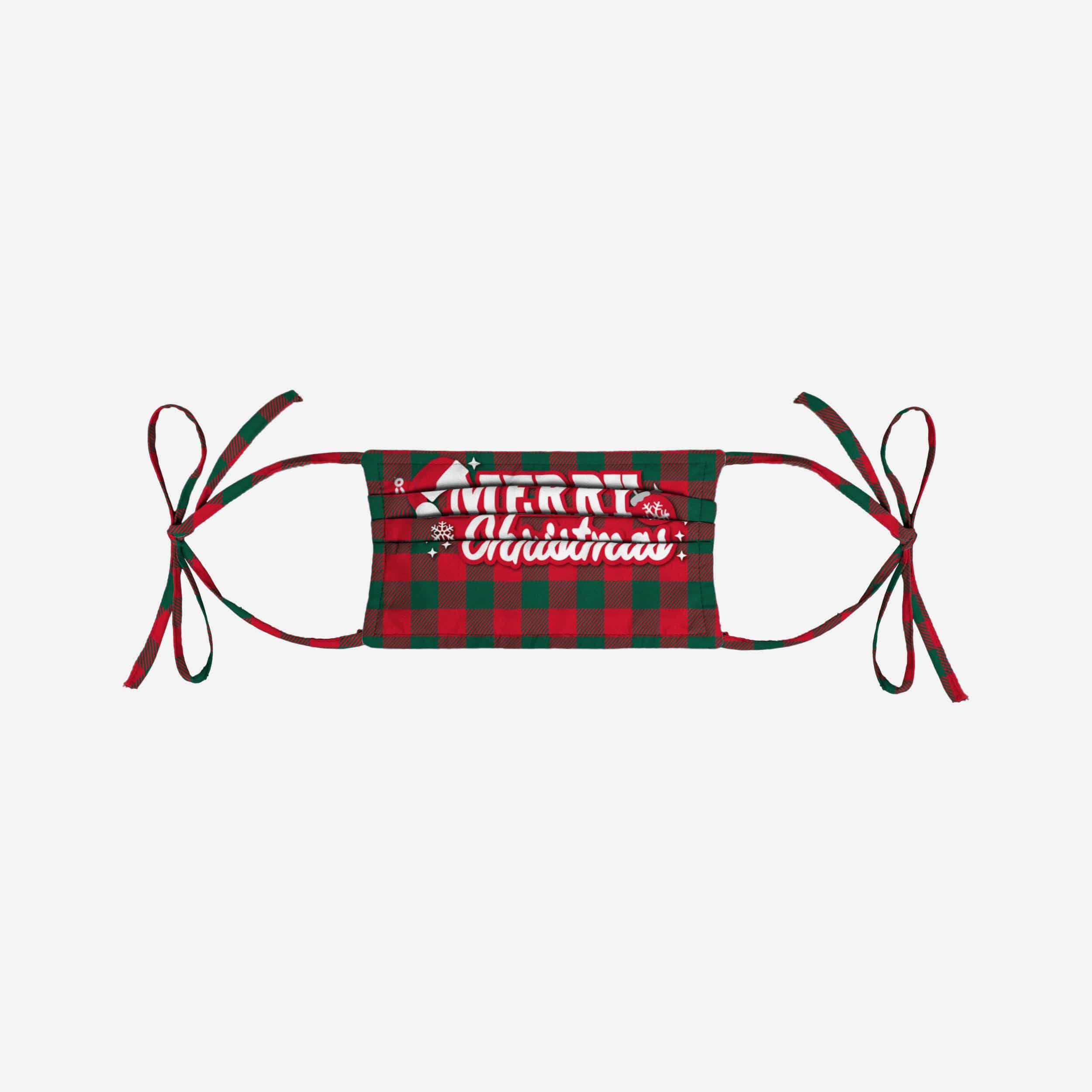 Festive Merry Christmas Tie - Back Face Cover: A Stylish Seasonal Accessory