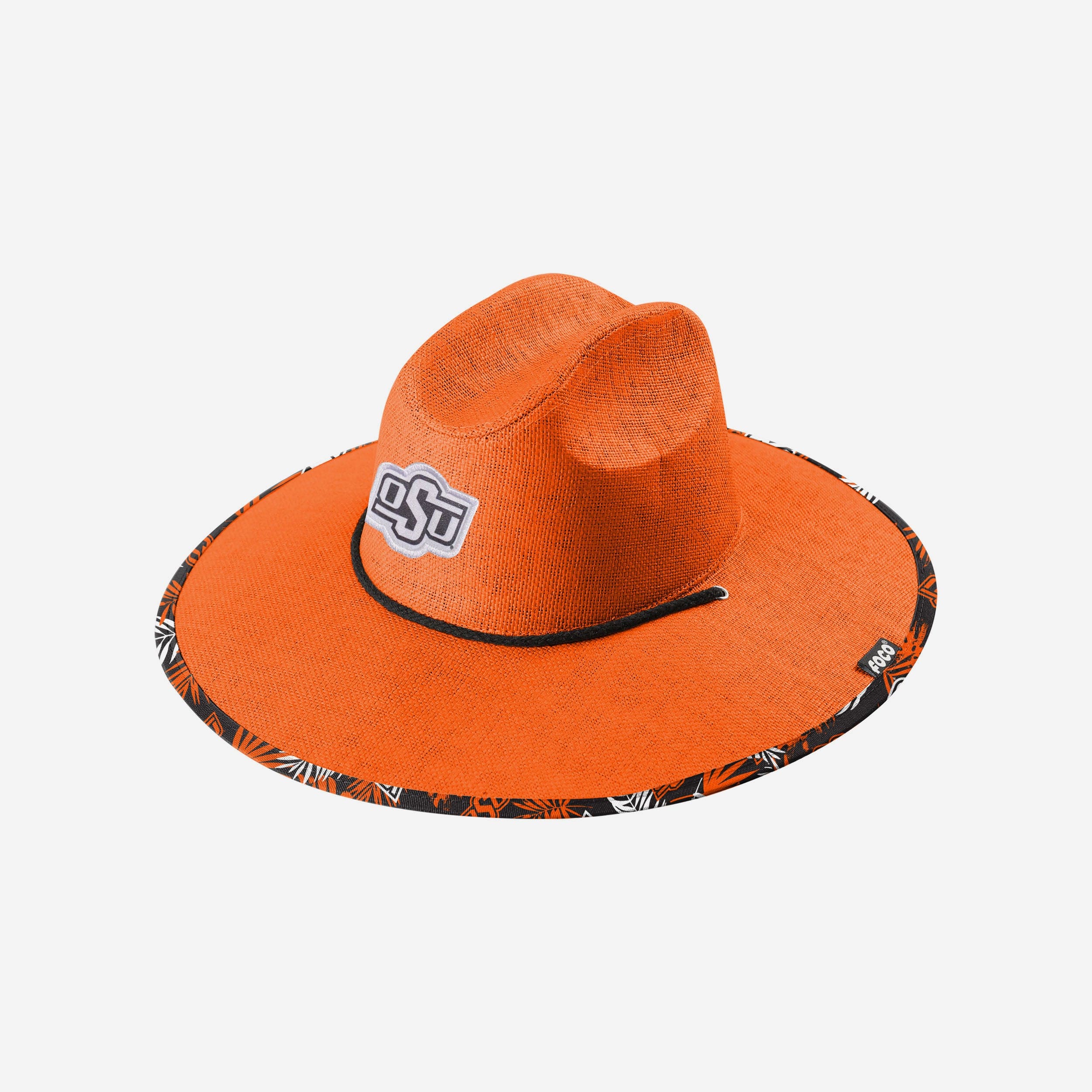 Oklahoma State Cowboys Stylish Team Color Straw Hat