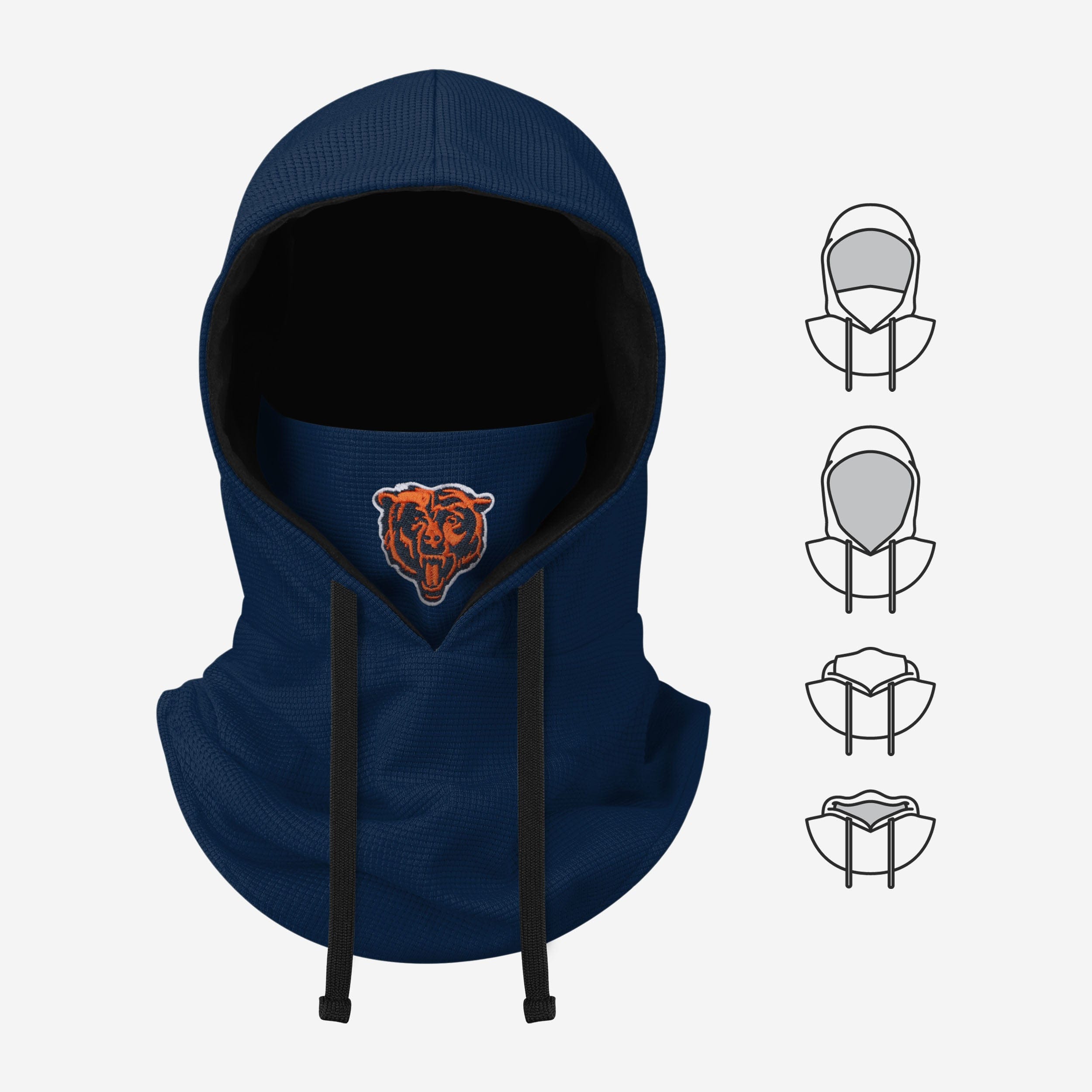 Chicago Bears Waffle Drawstring Hooded Gaiter - Your Ultimate Winter Companion