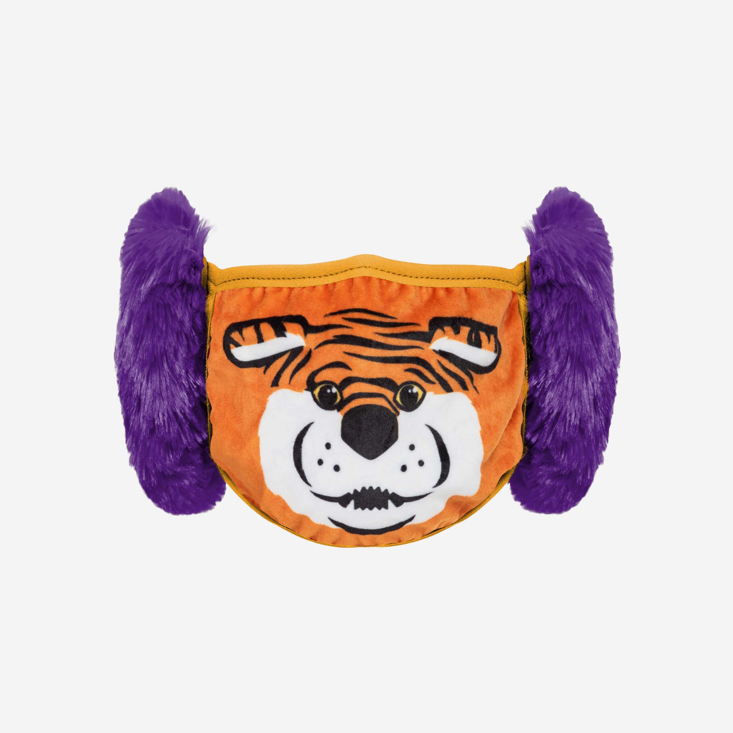 Mike The Tiger LSU Tigers Mascot Earmuff Face Cover - Show Your Team Spirit!