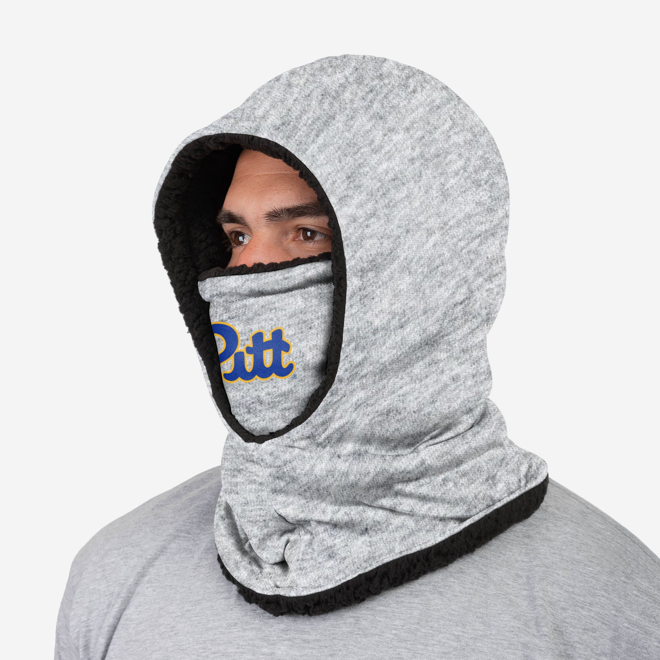 Pittsburgh Panthers Heather Grey Big Logo Hooded Gaiter - Your Ultimate Winter Essential