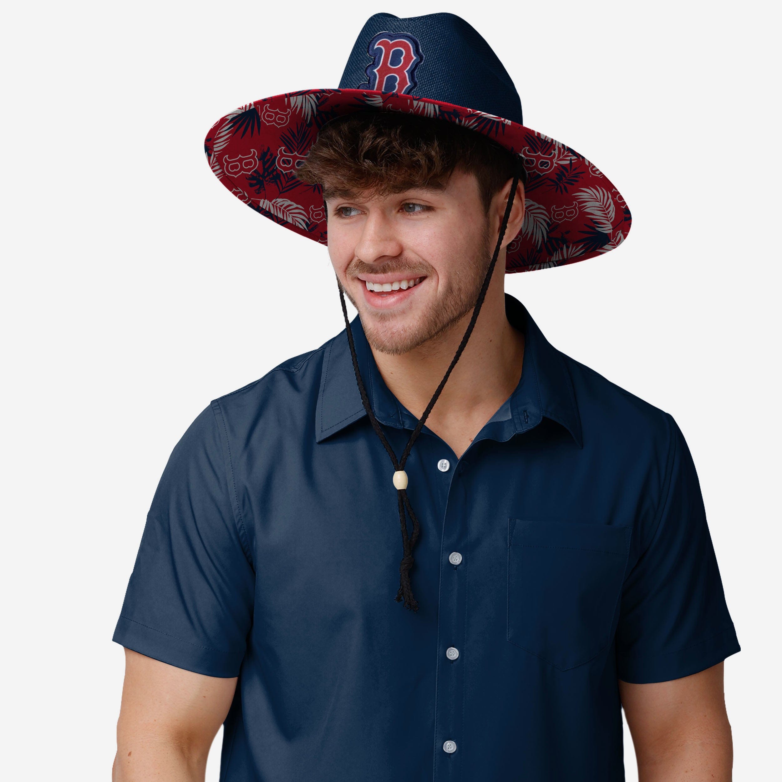 Gorgeous Boston Red Sox Team Color Straw Hat
