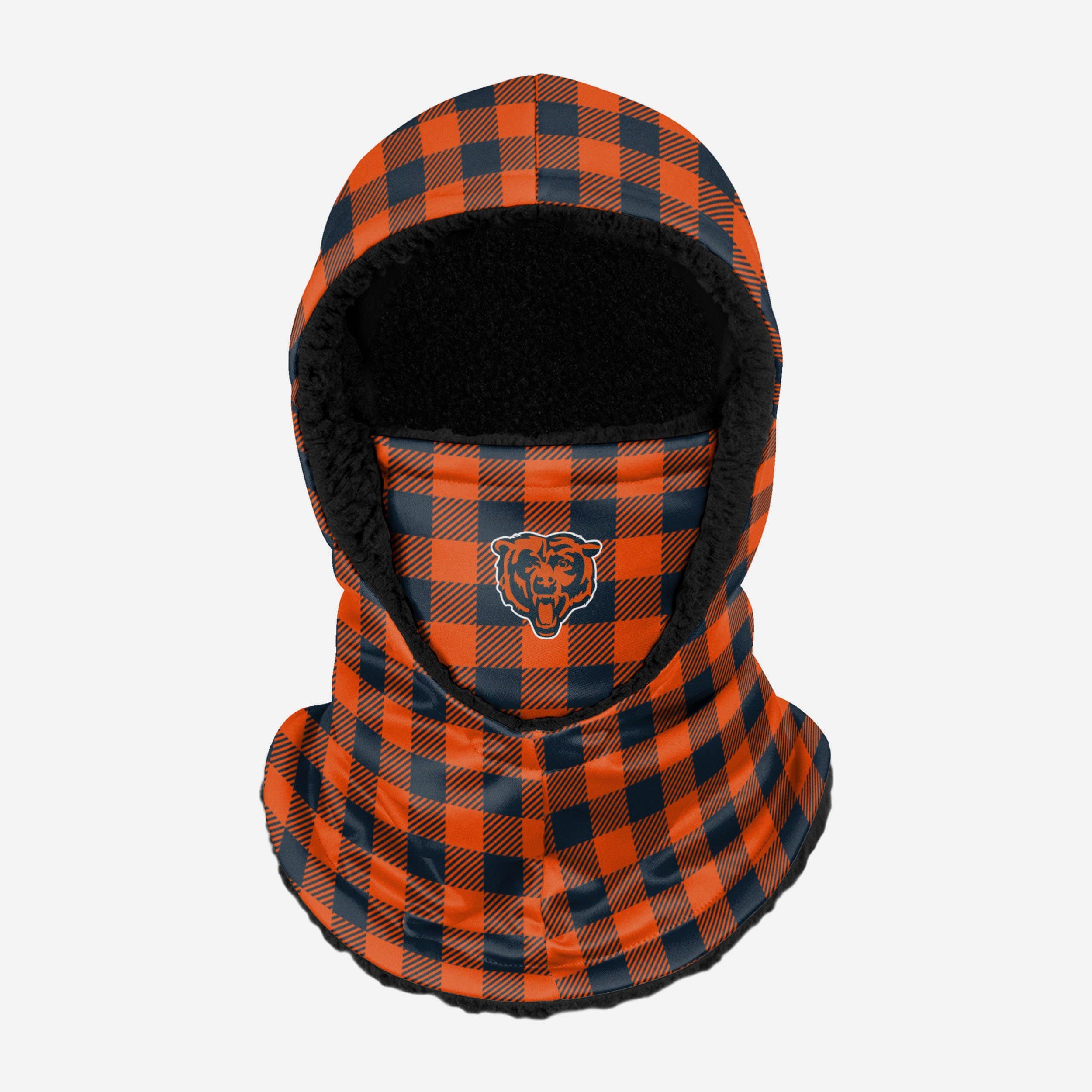 Chicago Bears Plaid Hooded Gaiter - Fashionable & Functional
