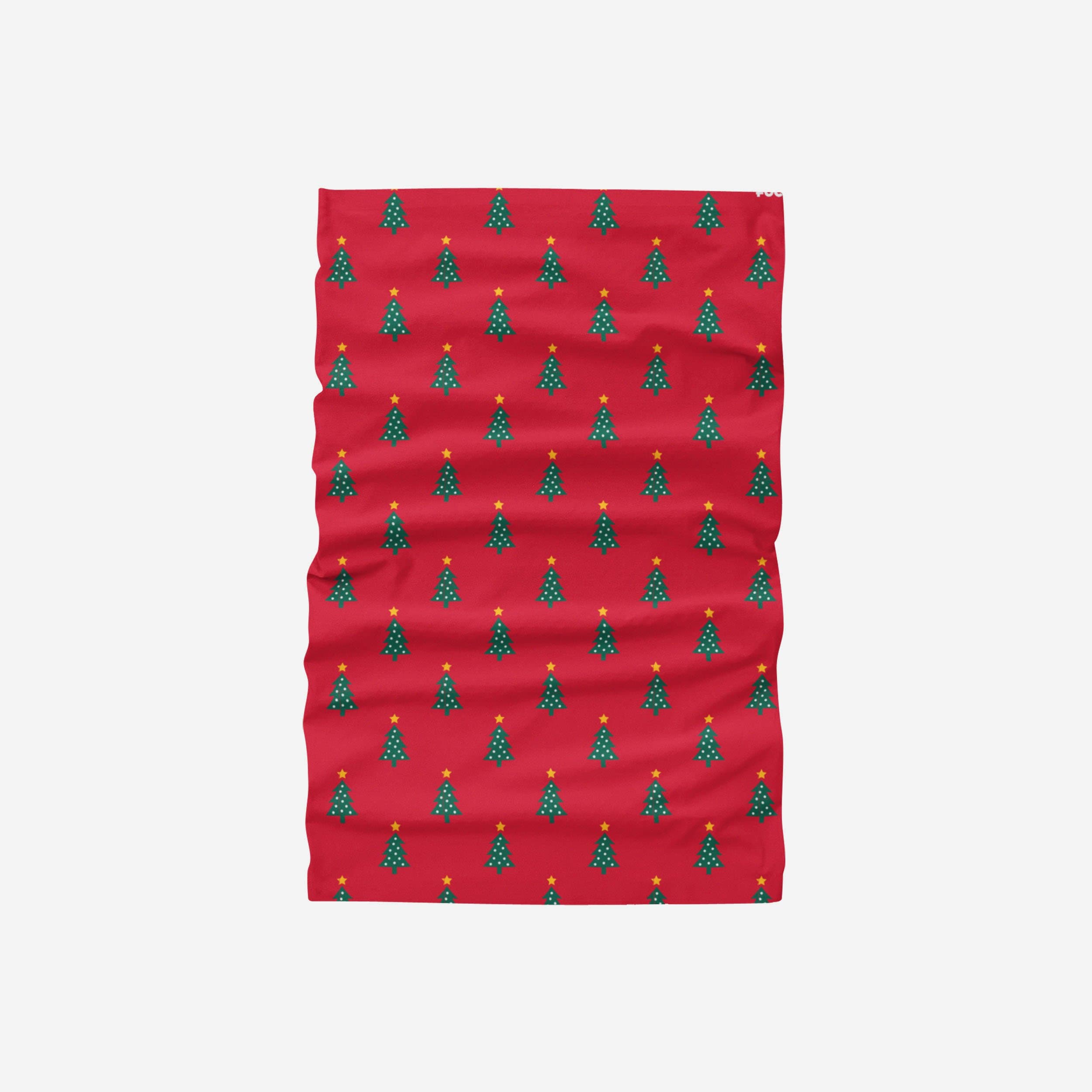 Festive Christmas Tree Brushed Polyester Gaiter Scarf - A Must-Have for the Holidays!