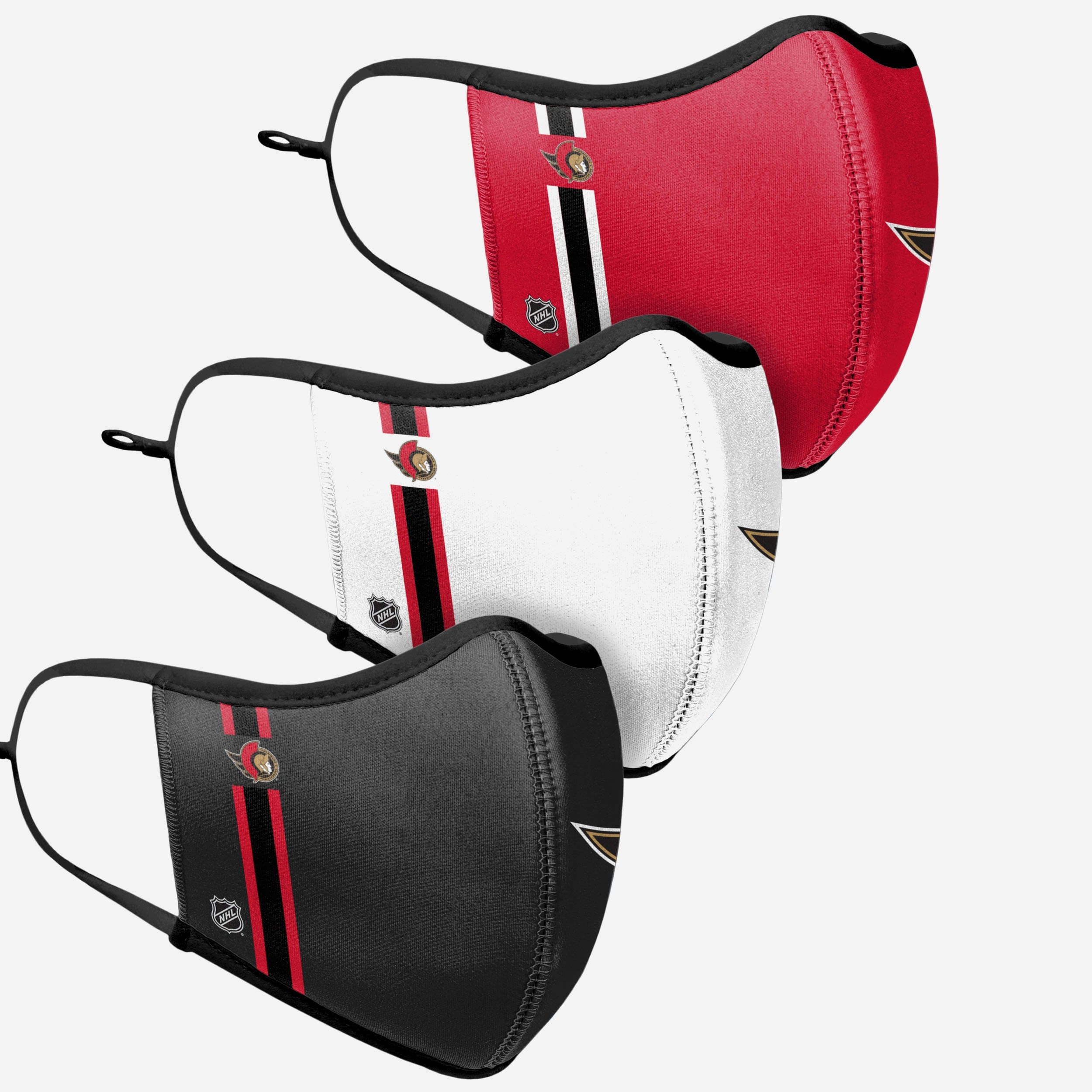Ottawa Senators 3-Pack Fashionable Sports Face Covers