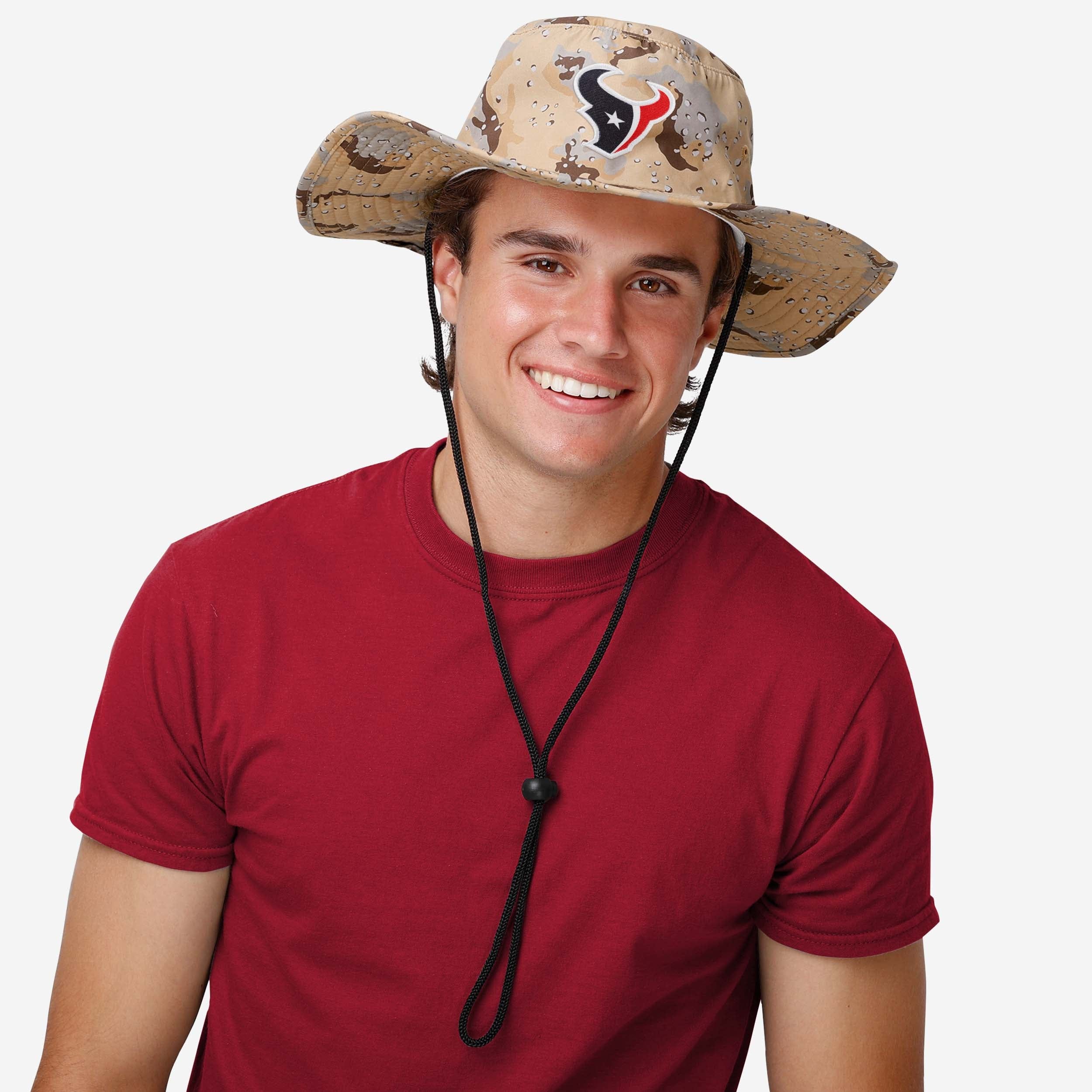 Houston Texans Stylish Dark Desert Camo Boonie Hat