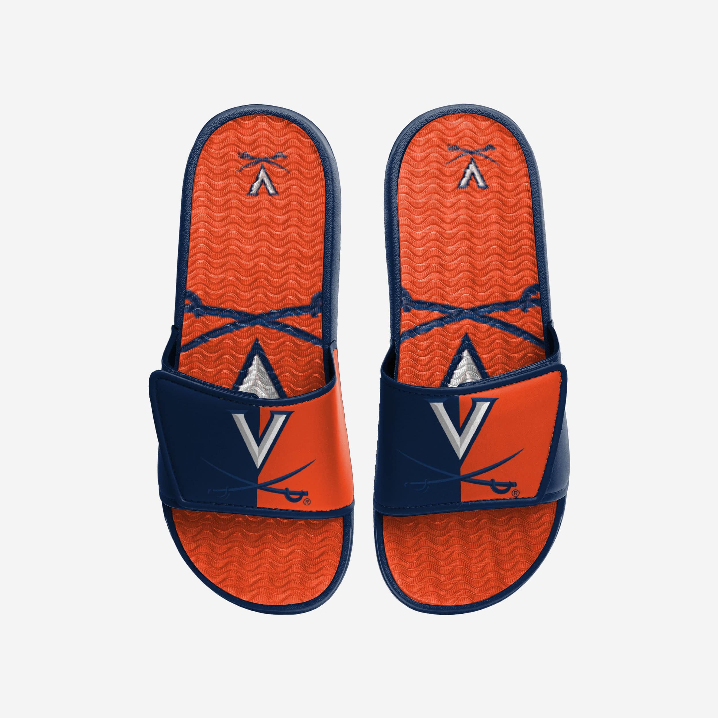 Virginia Cavaliers Colorblock Big Logo Gel Slide