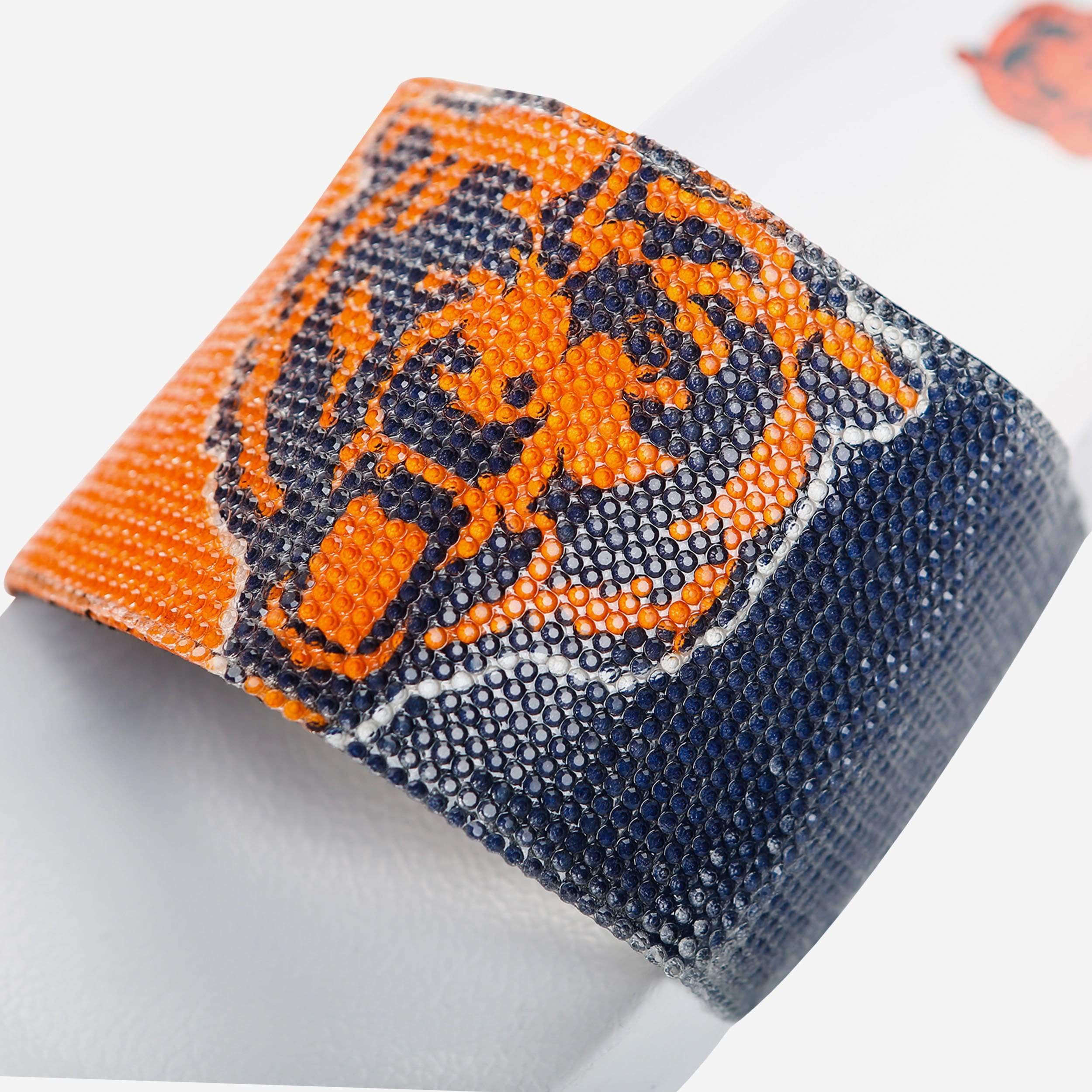 Glamorous Chicago Bears Women's Big Logo Shimmer Slides