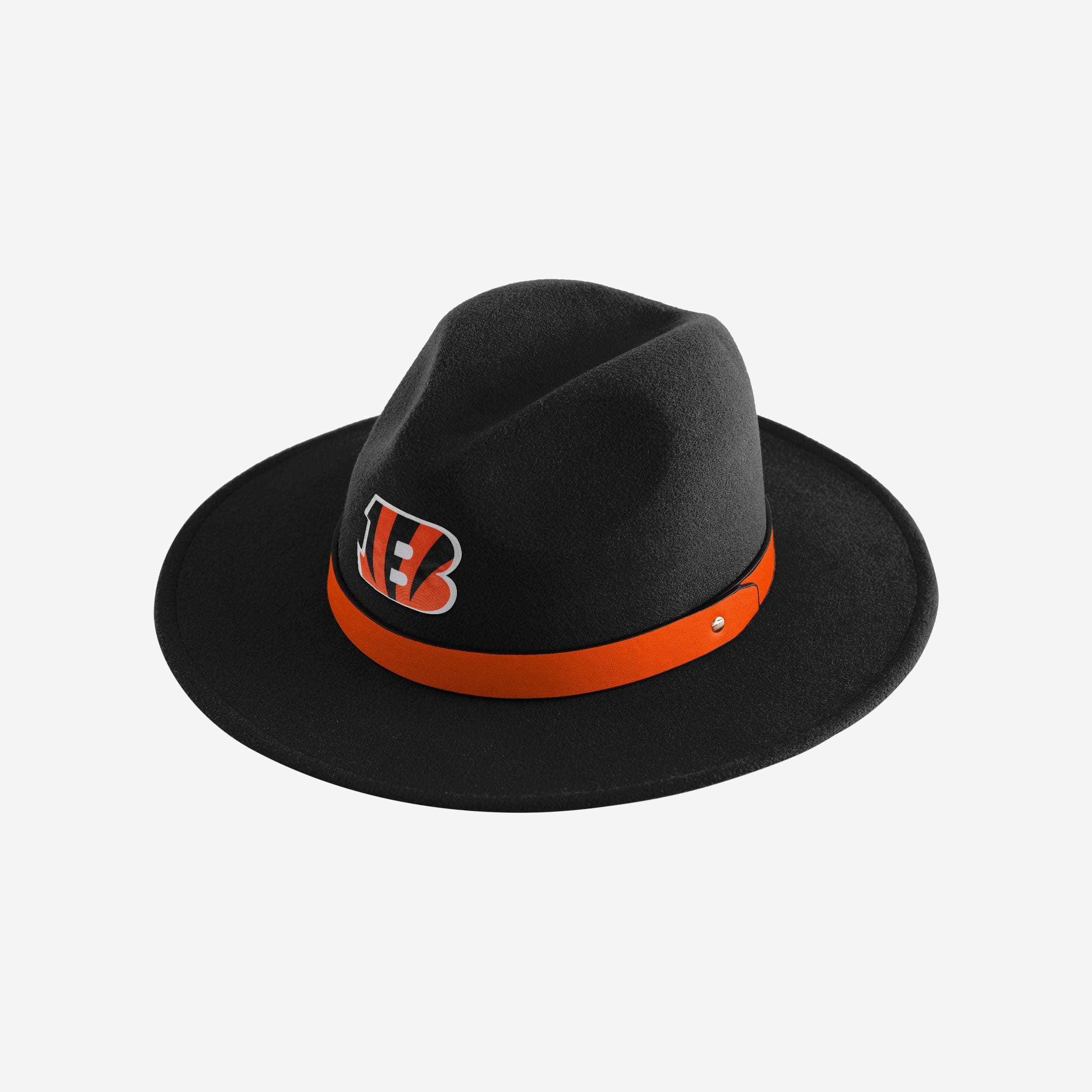Stylish Cincinnati Bengals Team Color Fedora - Show Your Team Spirit!