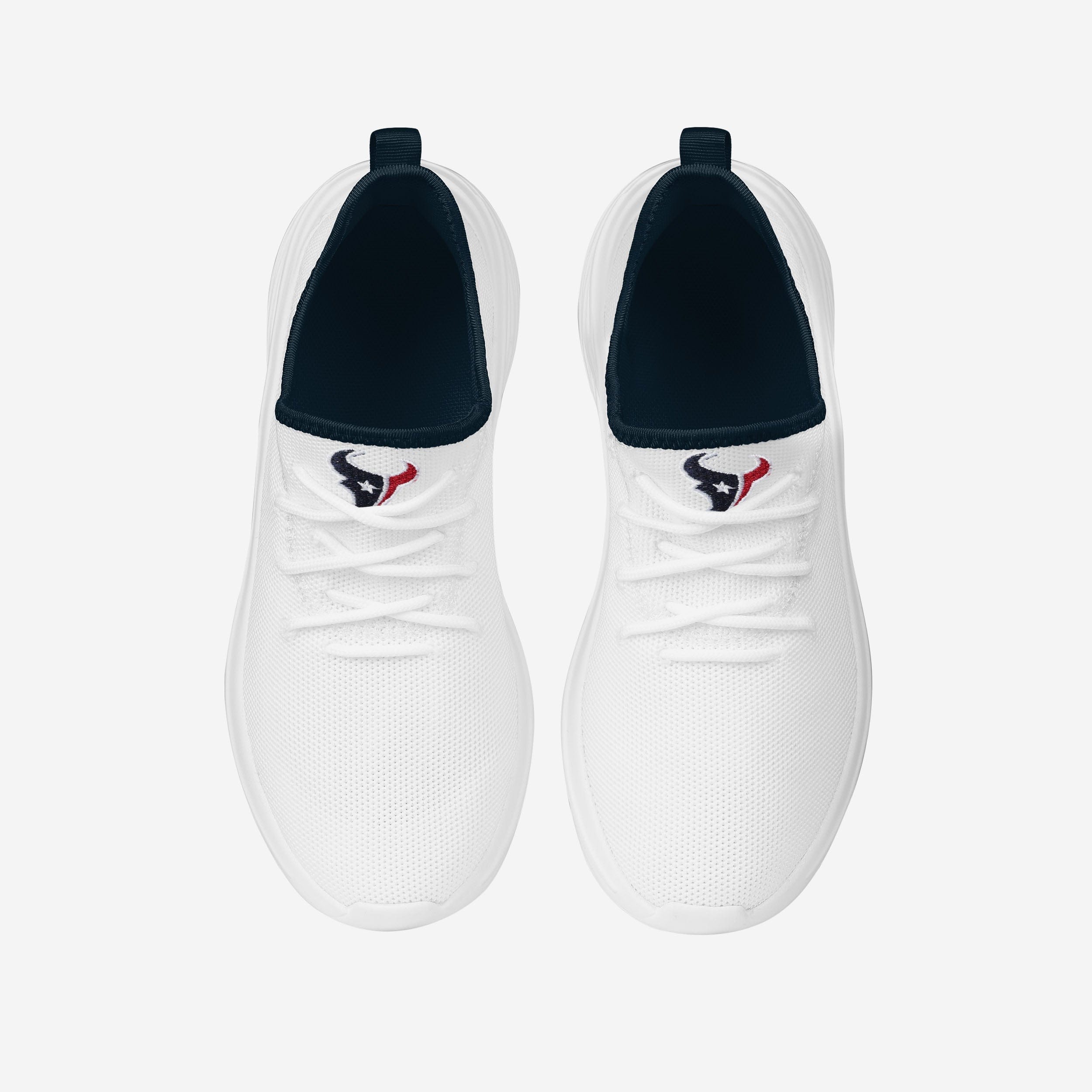 Houston Texans Women's Stylish White Midsole Sneakers