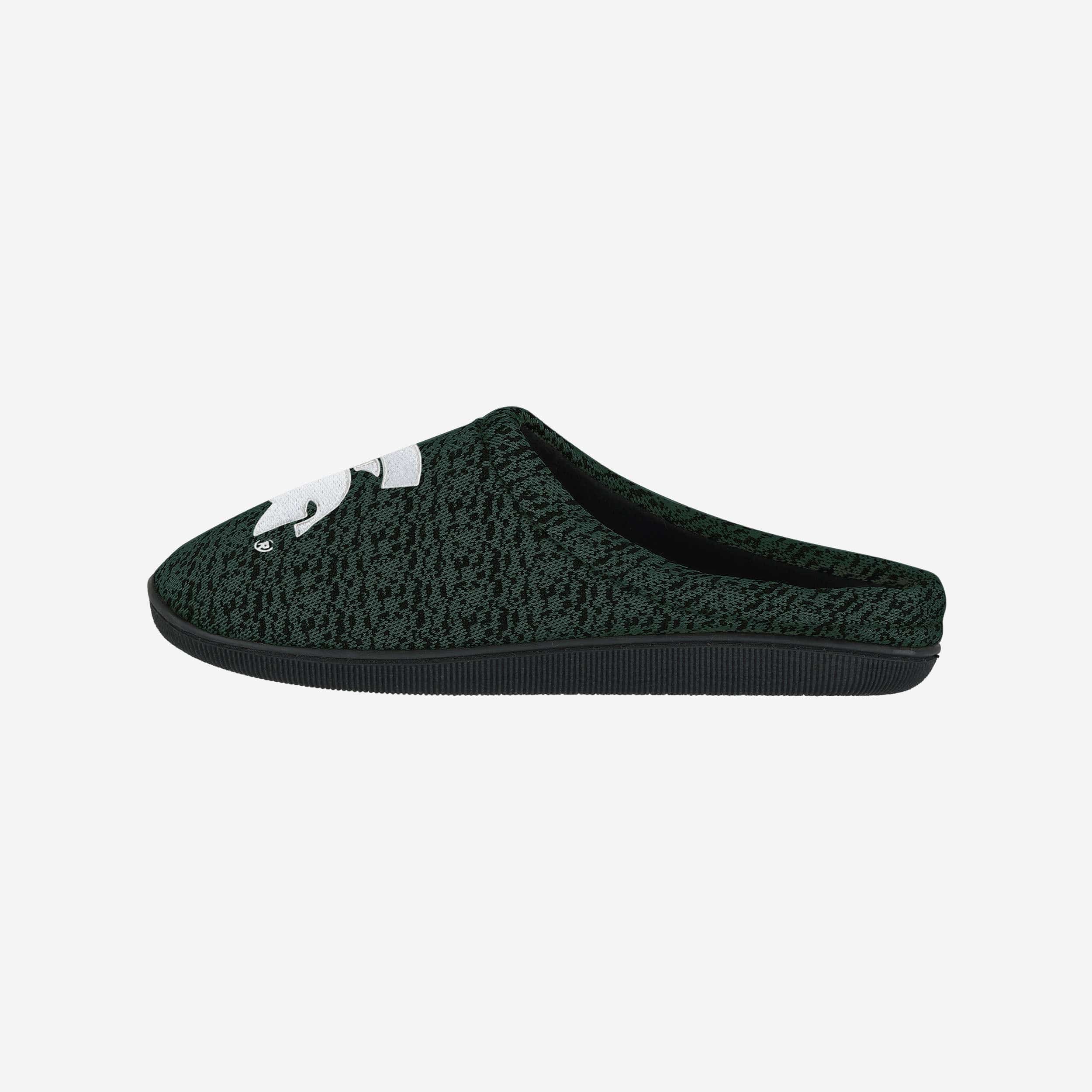 Michigan State Spartans Premium Poly Knit Cup Sole Slippers