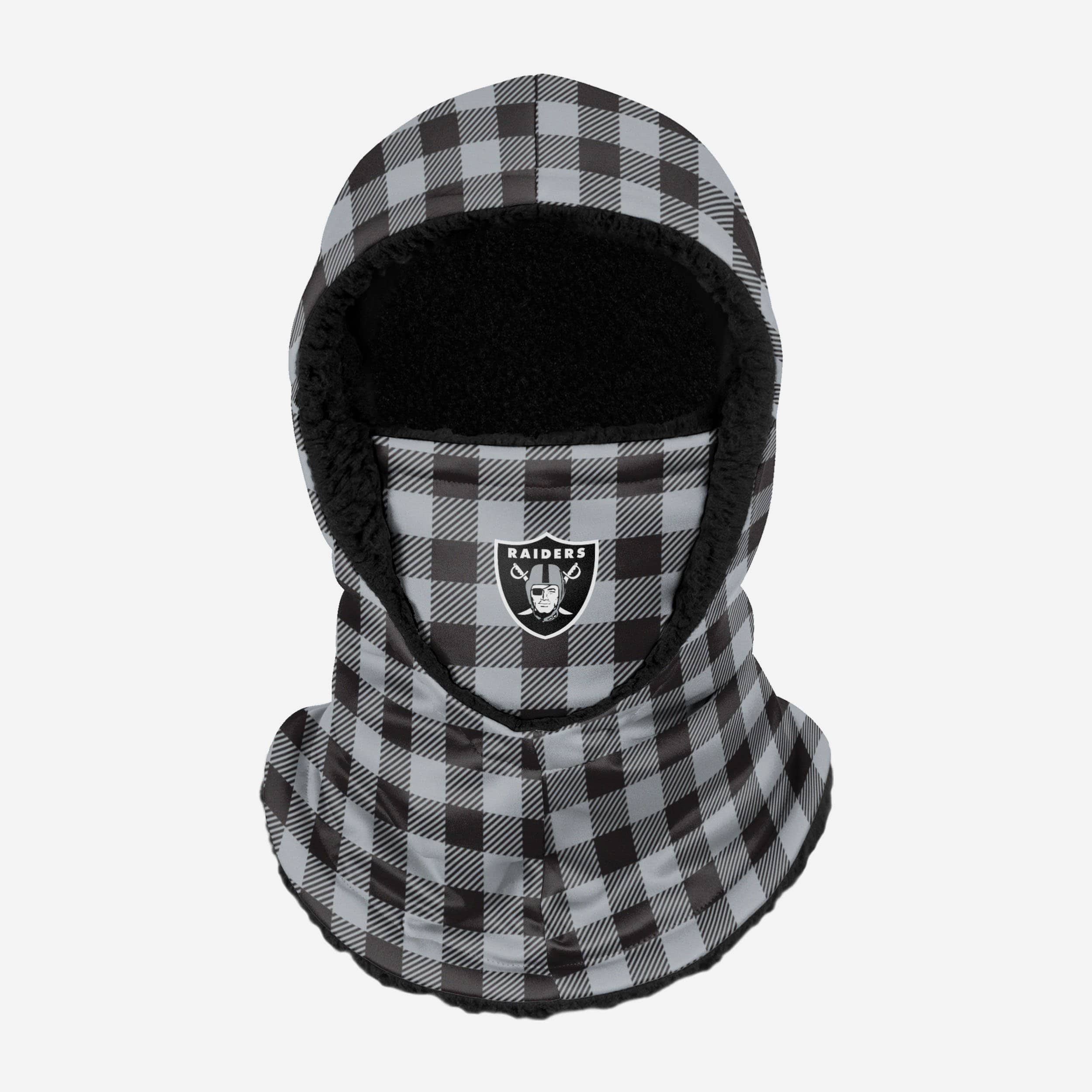 Las Vegas Raiders Plaid Hooded Gaiter - The Ultimate Team Fashion Accessory